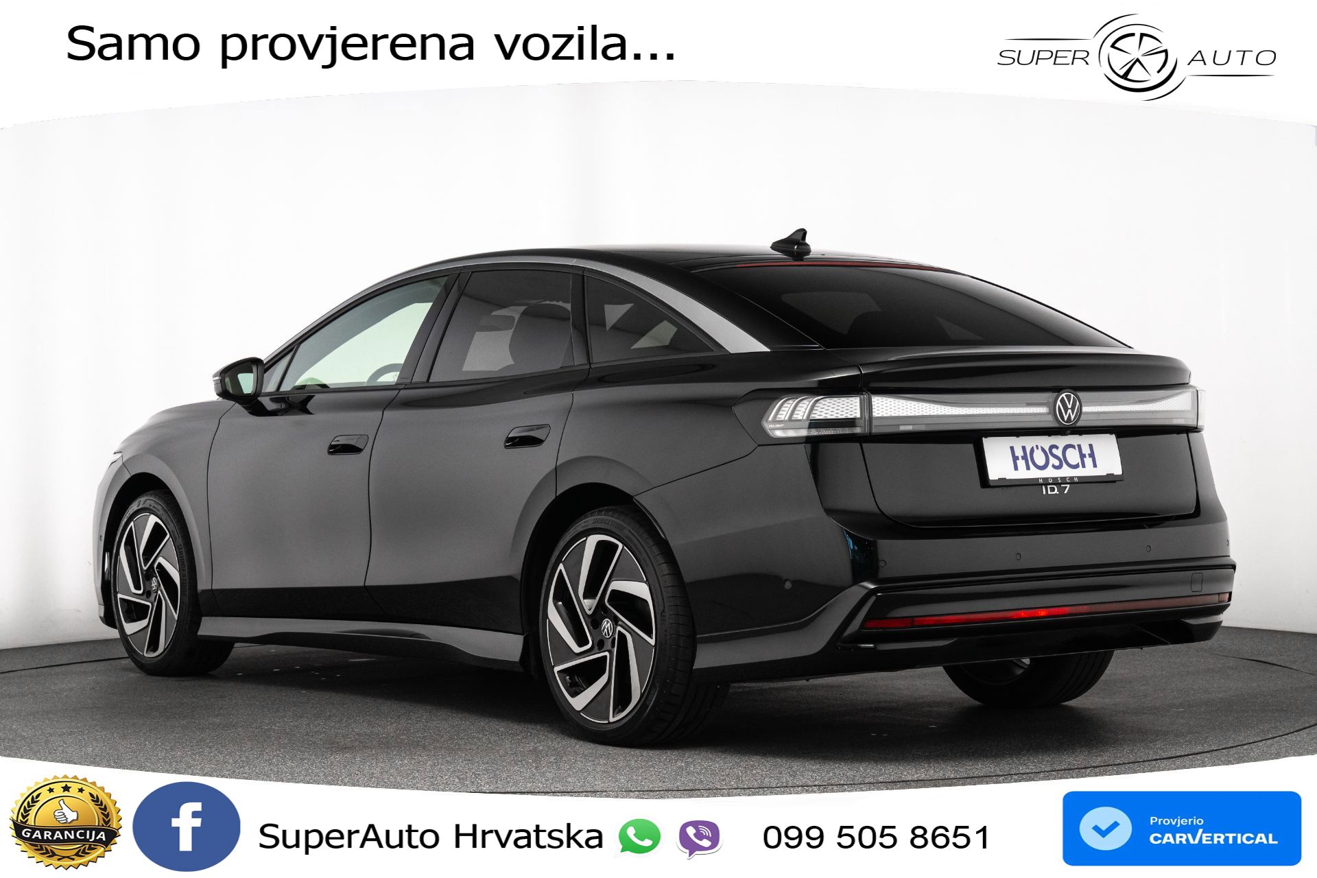 VW ID.7 82 kWh Pro 286 KS, ACC+360+4xGR SJED+HEAD+VIRT+MASAŽA