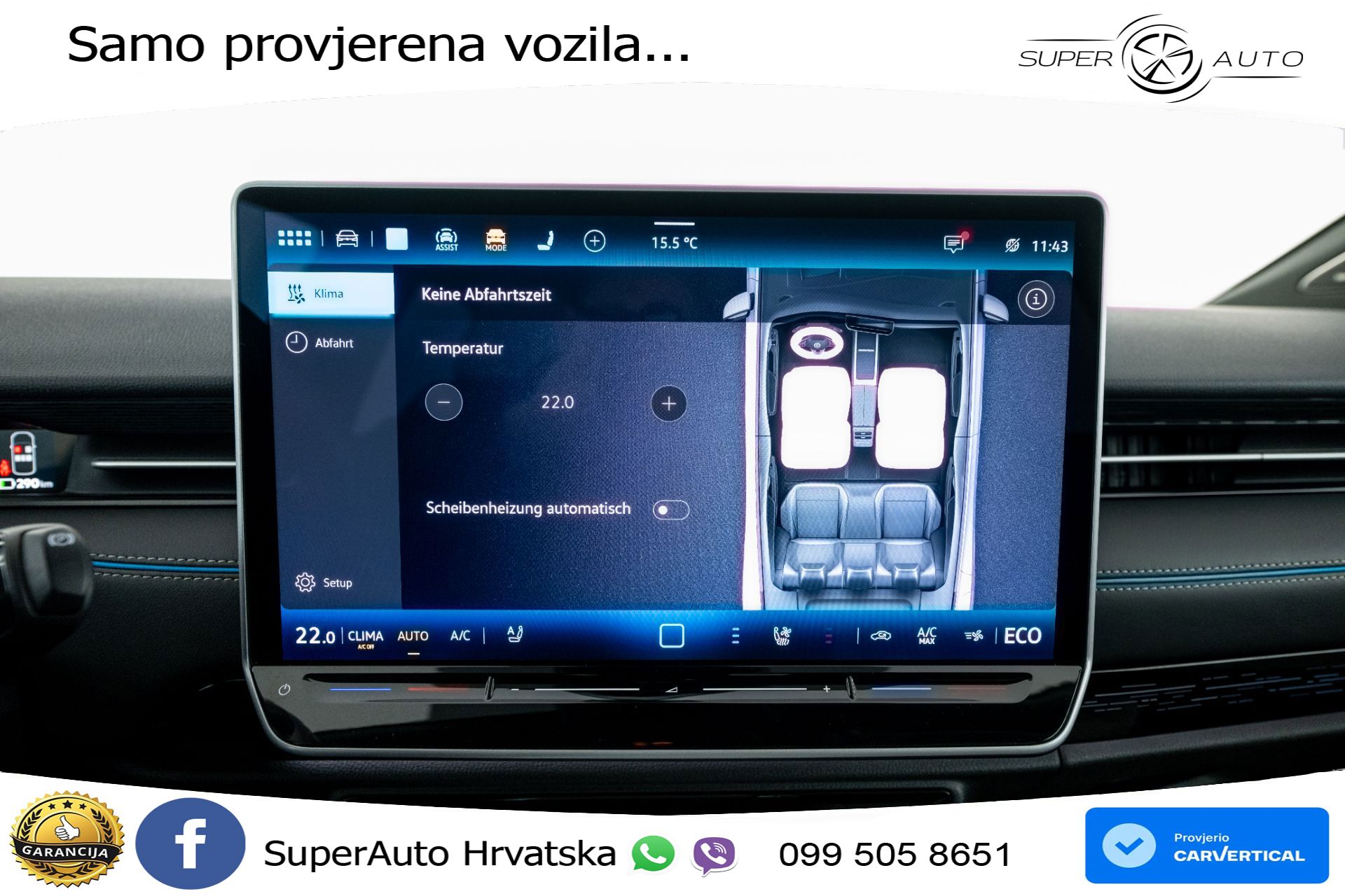 VW ID.7 82 kWh Pro 286 KS, ACC+360+4xGR SJED+HEAD+VIRT+MASAŽA
