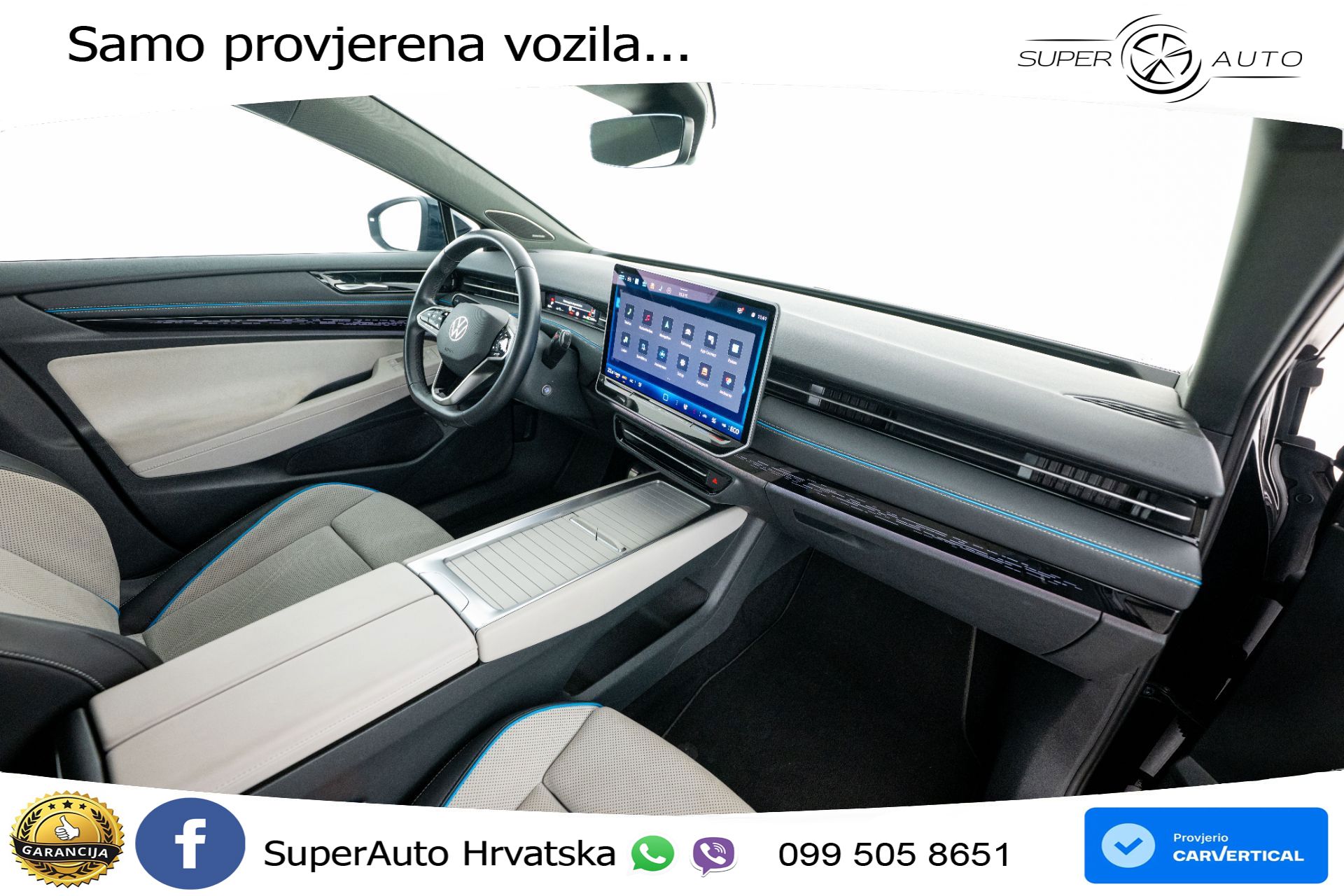 VW ID.7 82 kWh Pro 286 KS, ACC+360+4xGR SJED+HEAD+VIRT+MASAŽA