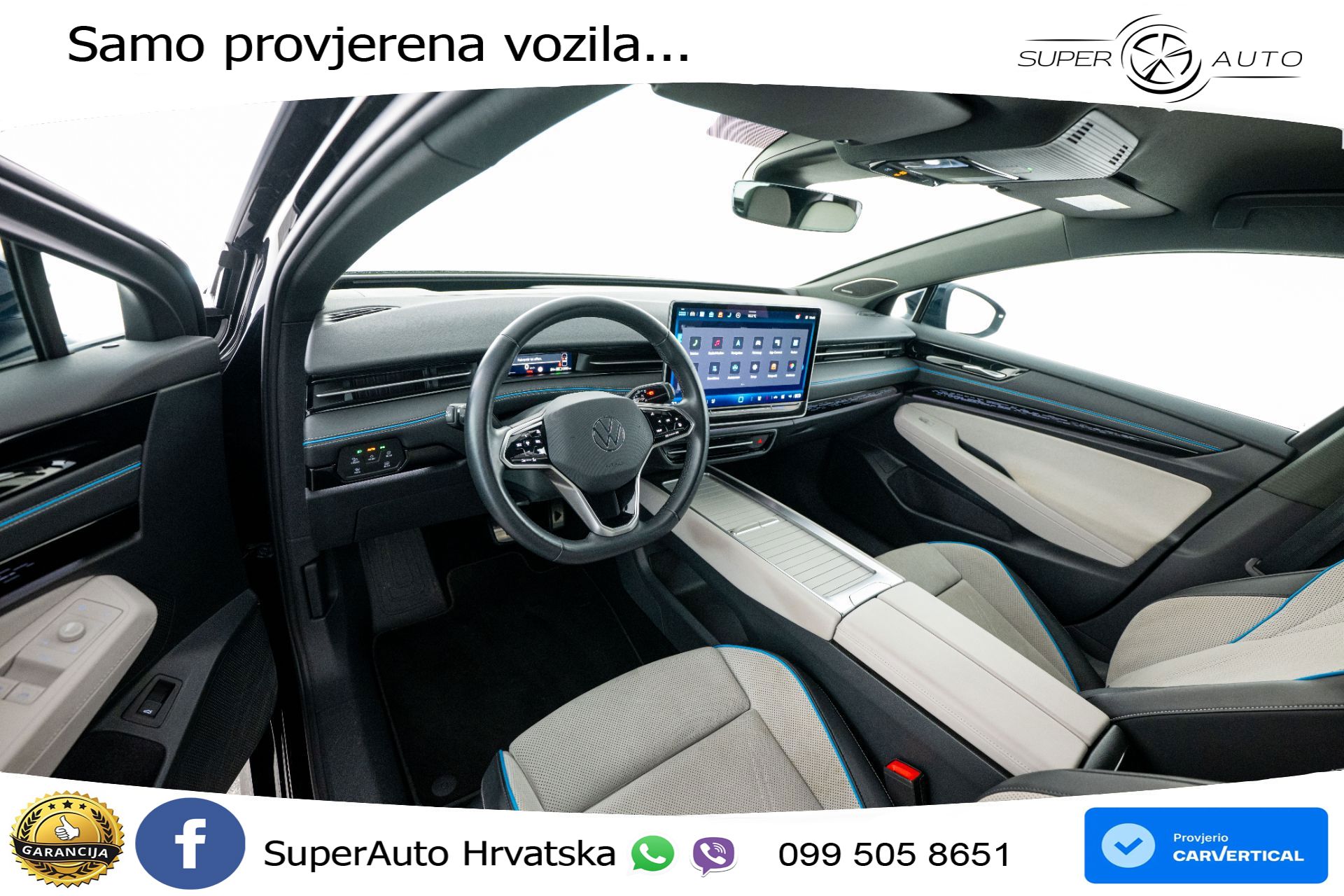 VW ID.7 82 kWh Pro 286 KS, ACC+360+4xGR SJED+HEAD+VIRT+MASAŽA