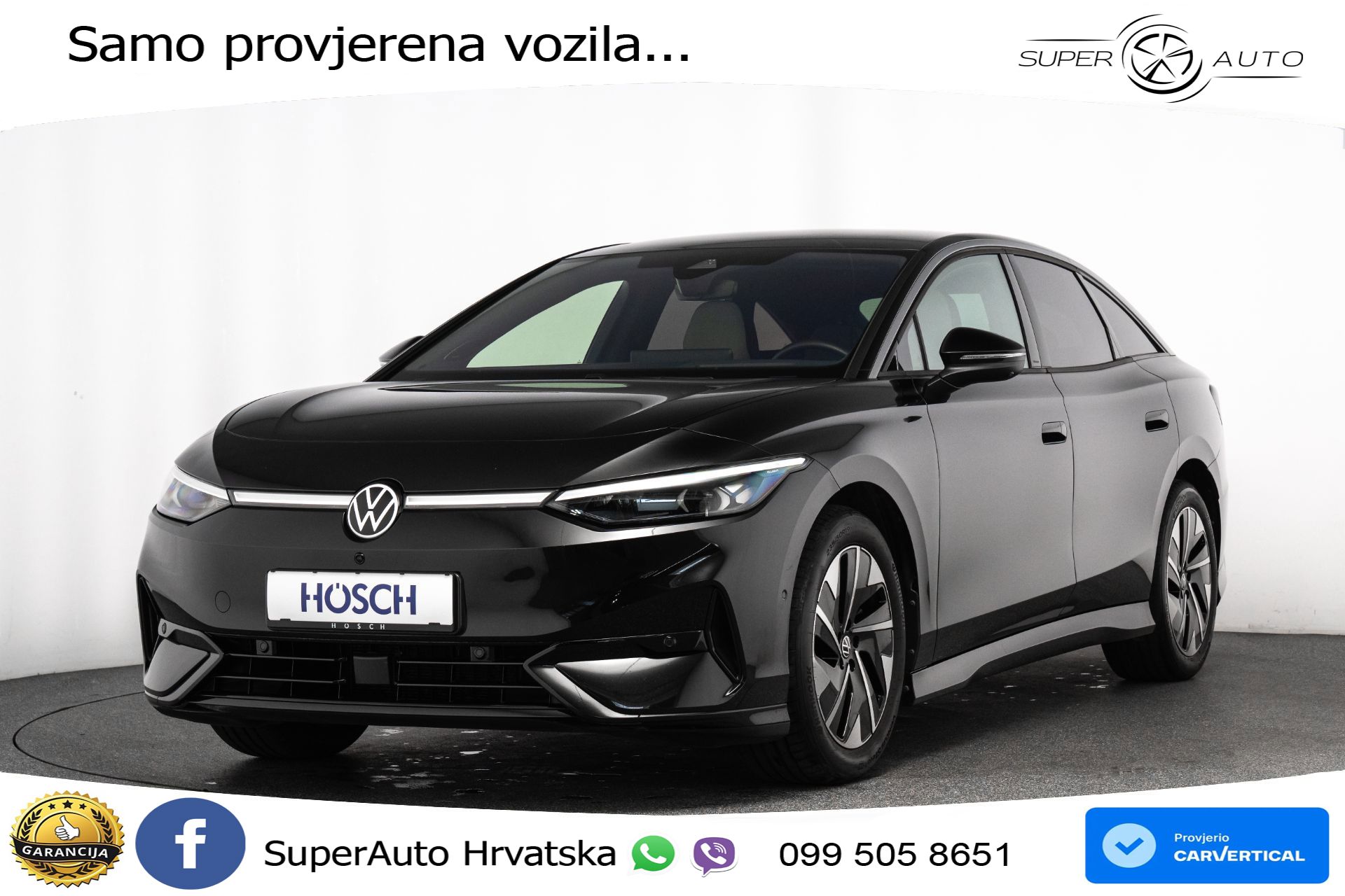 VW ID.7 Pro 82 kWh 286 KS, MATRIX+ACC+4xGR SJED+MASAŽA+HEAD+360