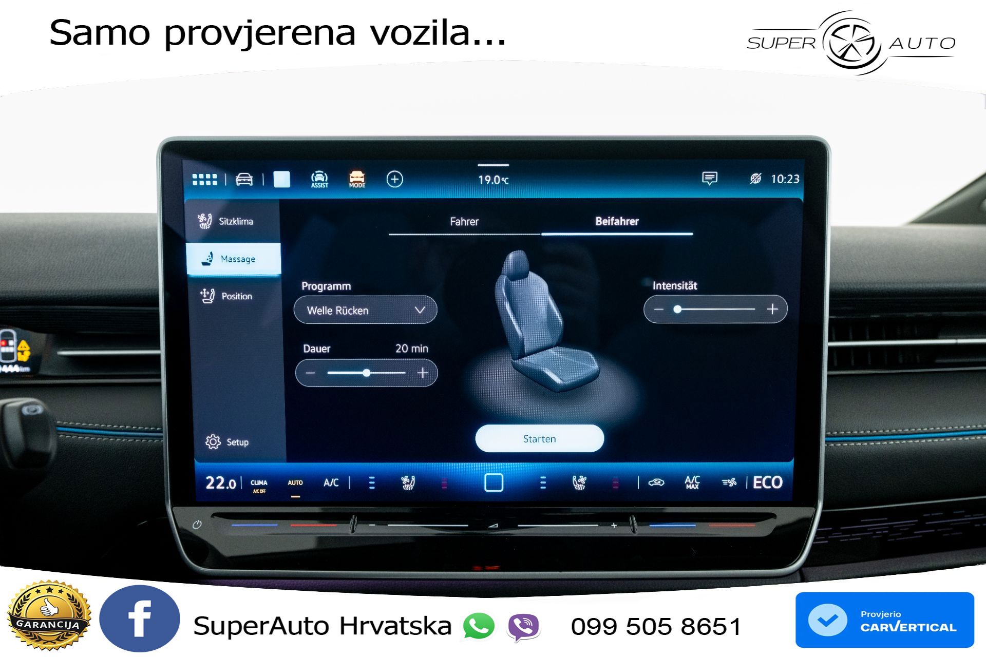 VW ID.7 Pro 82 kWh 286 KS, MATRIX+ACC+4xGR SJED+MASAŽA+HEAD+360