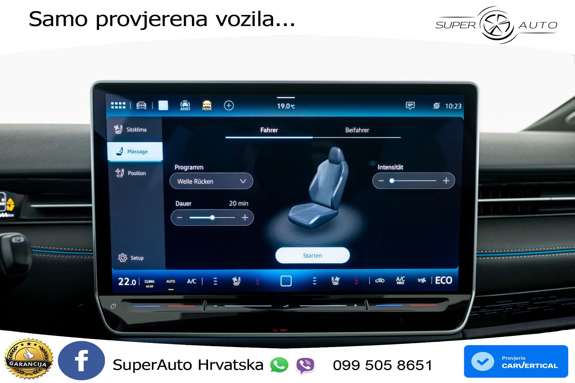 VW ID.7 Pro 82 kWh 286 KS, MATRIX+ACC+4xGR SJED+MASAŽA+HEAD+360