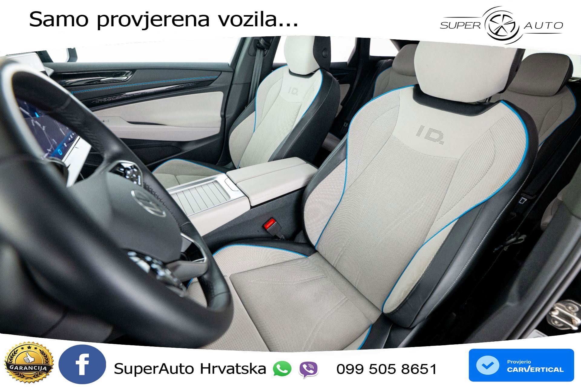 VW ID.7 Pro 82 kWh 286 KS, MATRIX+ACC+4xGR SJED+MASAŽA+HEAD+360