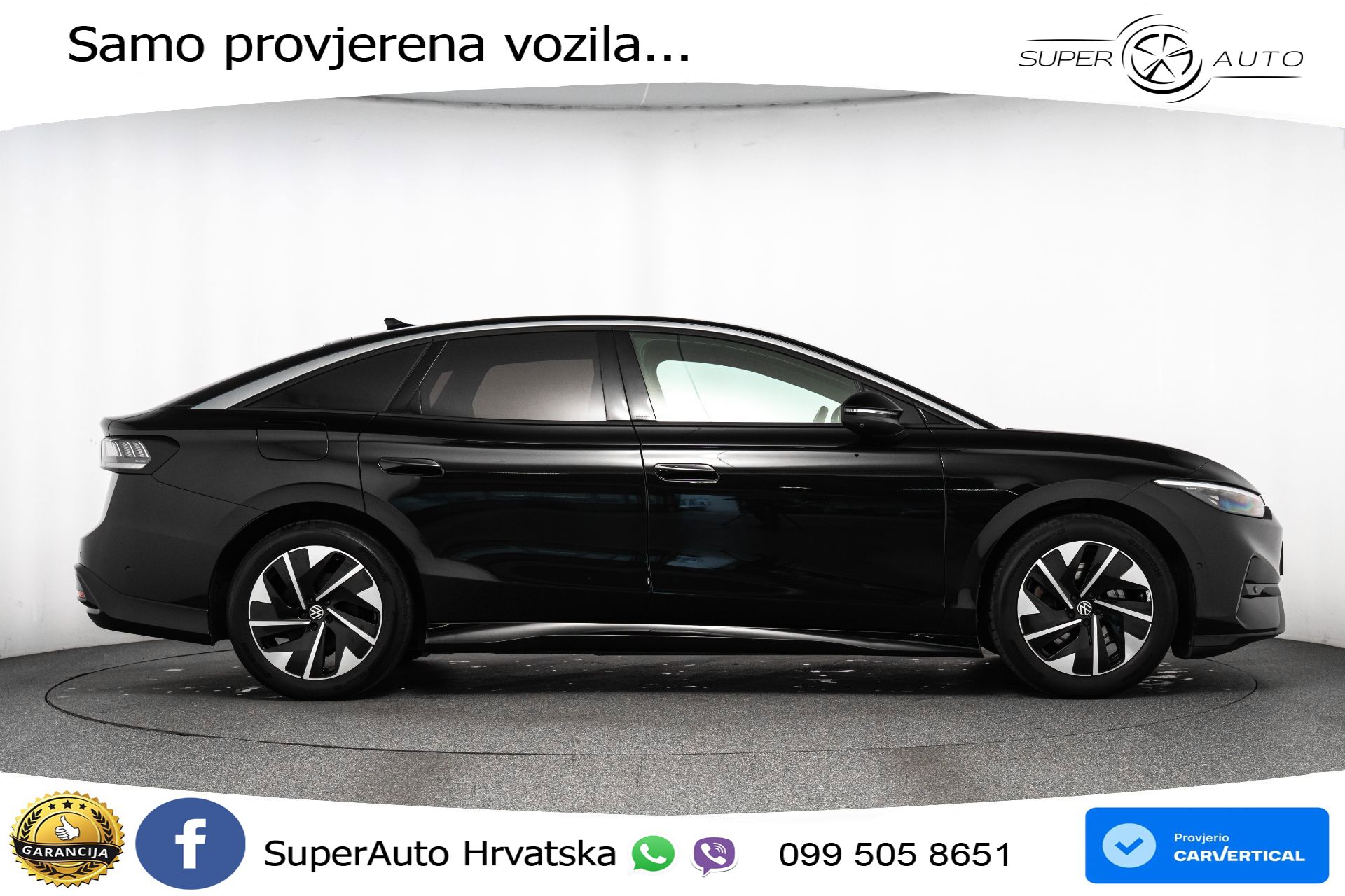 VW ID.7 Pro 82 kWh 286 KS, MATRIX+ACC+4xGR SJED+MASAŽA+HEAD+360
