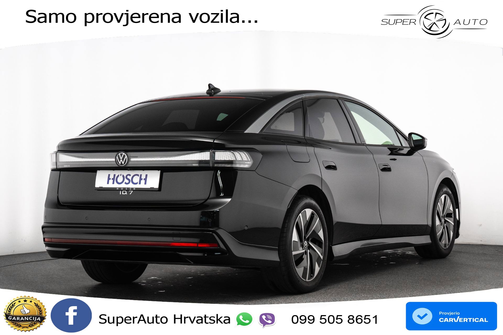 VW ID.7 Pro 82 kWh 286 KS, MATRIX+ACC+4xGR SJED+MASAŽA+HEAD+360