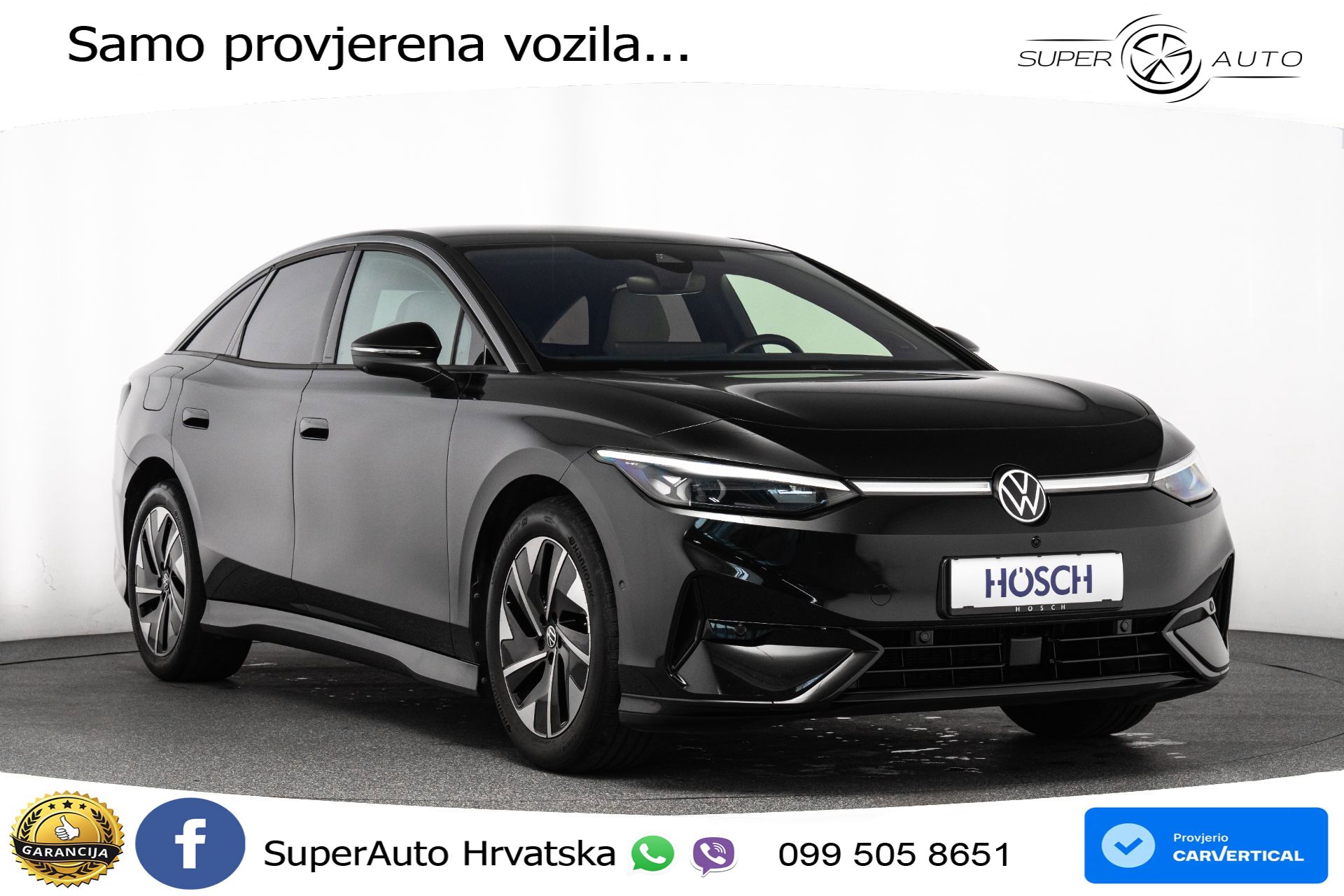 VW ID.7 Pro 82 kWh 286 KS, MATRIX+ACC+4xGR SJED+MASAŽA+HEAD+360