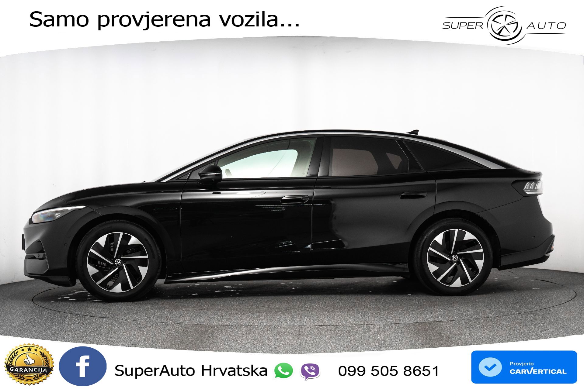 VW ID.7 Pro 82 kWh 286 KS, MATRIX+ACC+4xGR SJED+MASAŽA+HEAD+360