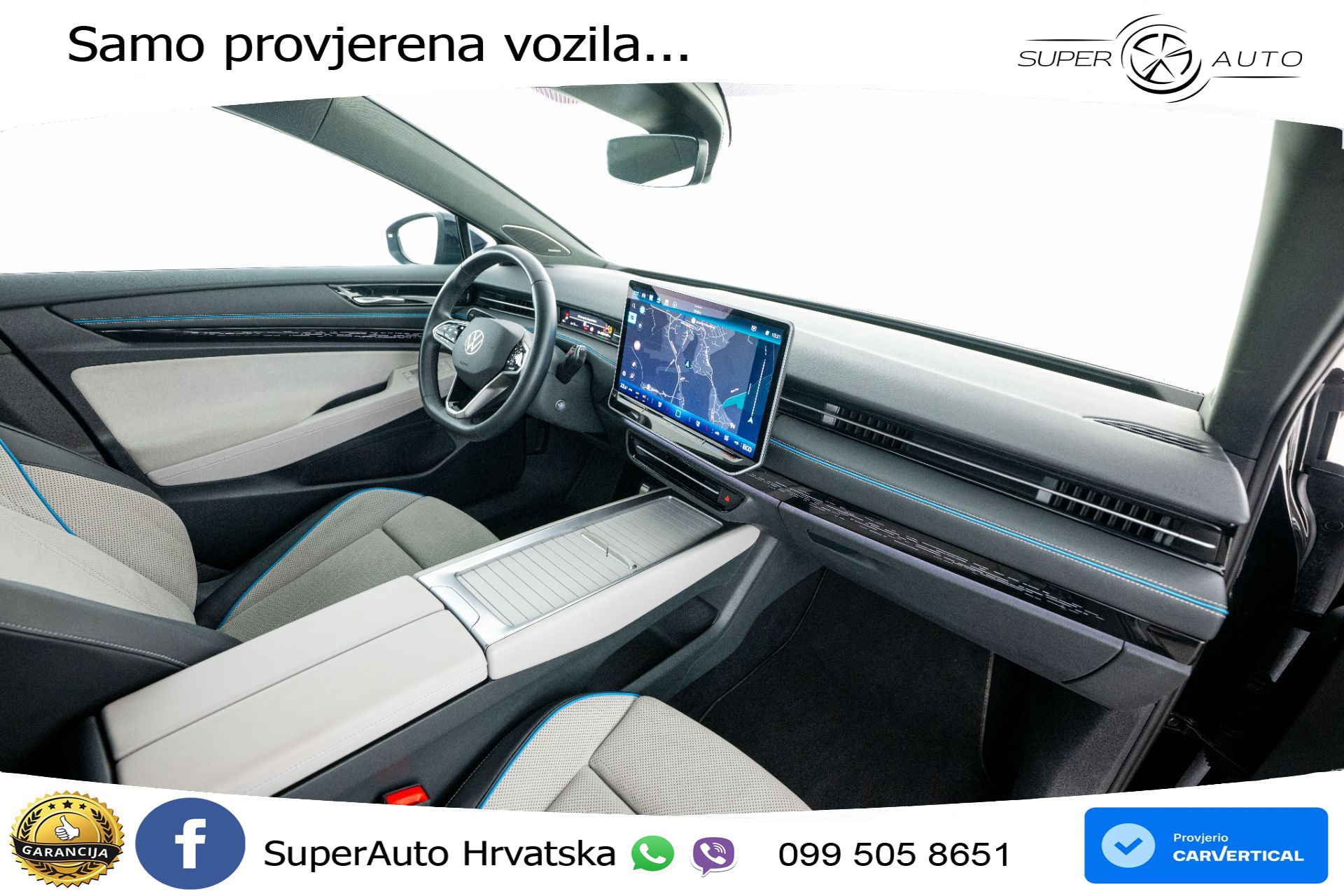 VW ID.7 Pro 82 kWh 286 KS, MATRIX+ACC+4xGR SJED+MASAŽA+HEAD+360