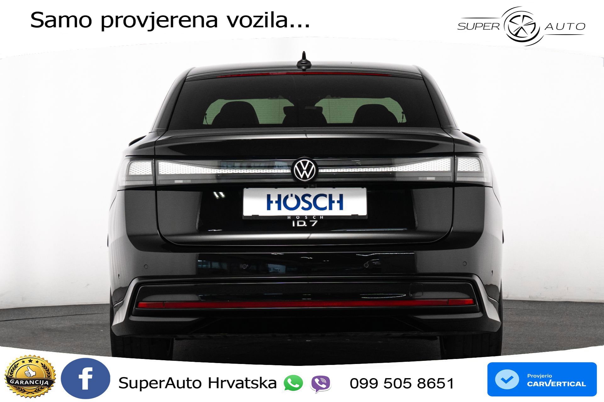 VW ID.7 Pro 82 kWh 286 KS, MATRIX+ACC+4xGR SJED+MASAŽA+HEAD+360