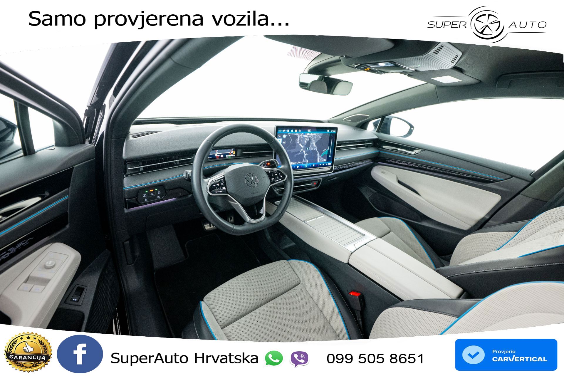VW ID.7 Pro 82 kWh 286 KS, MATRIX+ACC+4xGR SJED+MASAŽA+HEAD+360