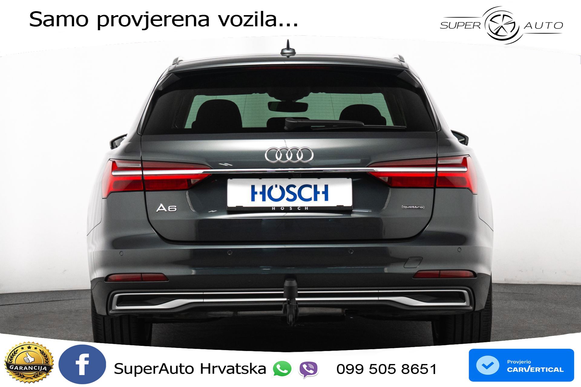 Audi A6 Avant 40 TDI quattro S tronic Advanced 204 KS, LED+ACC+GR SJED+PDC+VIRT