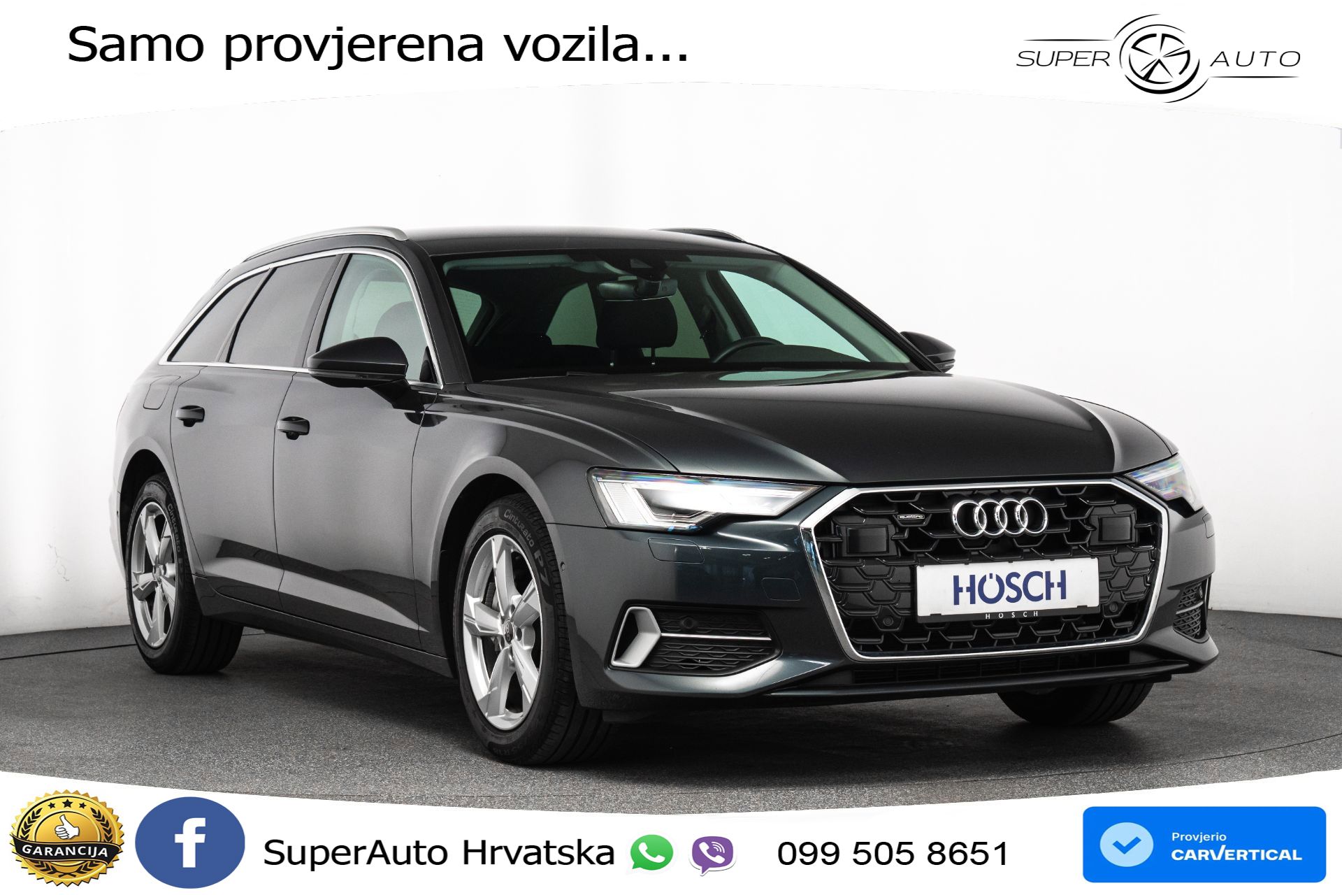 Audi A6 Avant 40 TDI quattro S tronic Advanced 204 KS, LED+ACC+GR SJED+PDC+VIRT