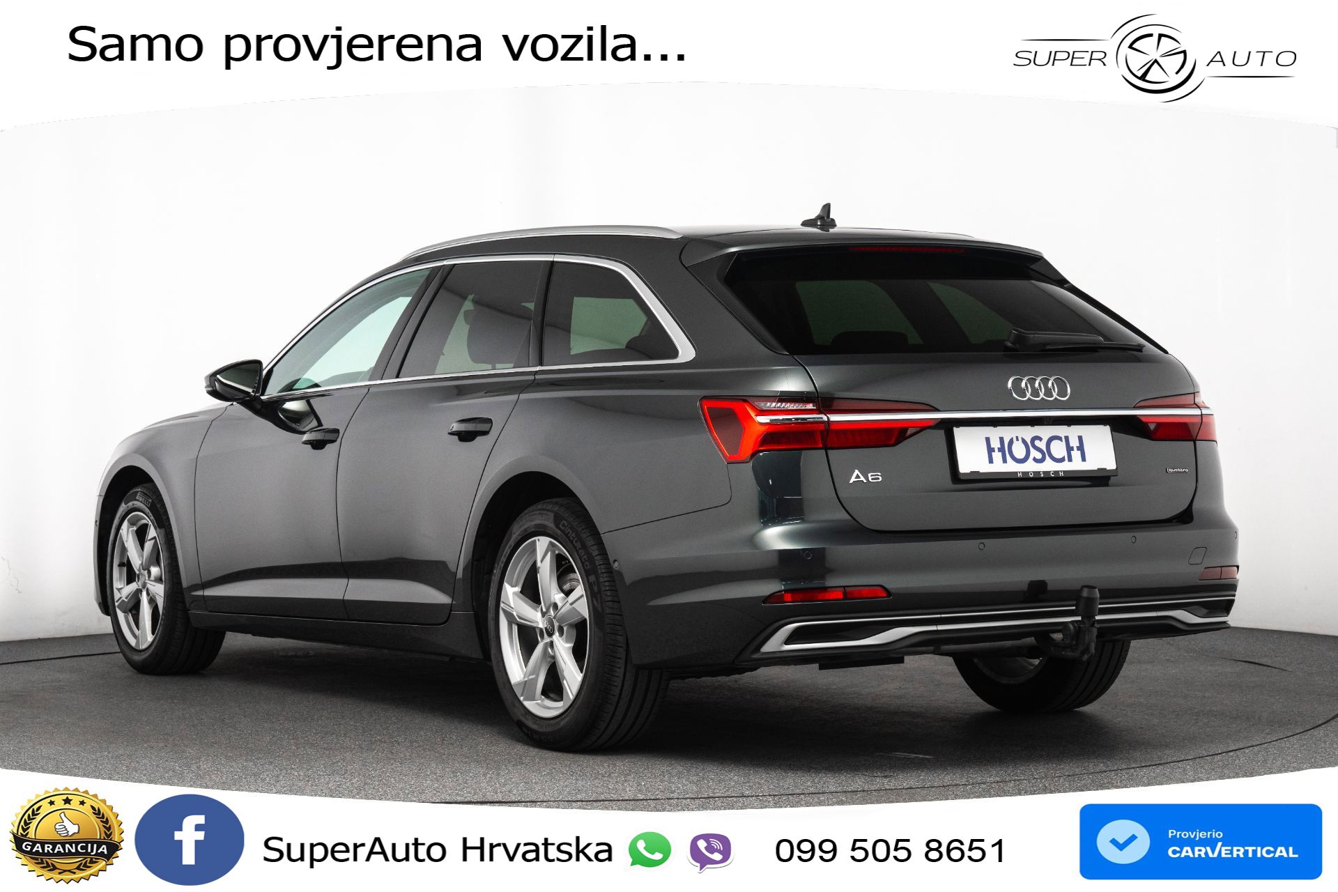 Audi A6 Avant 40 TDI quattro S tronic Advanced 204 KS, LED+ACC+GR SJED+PDC+VIRT