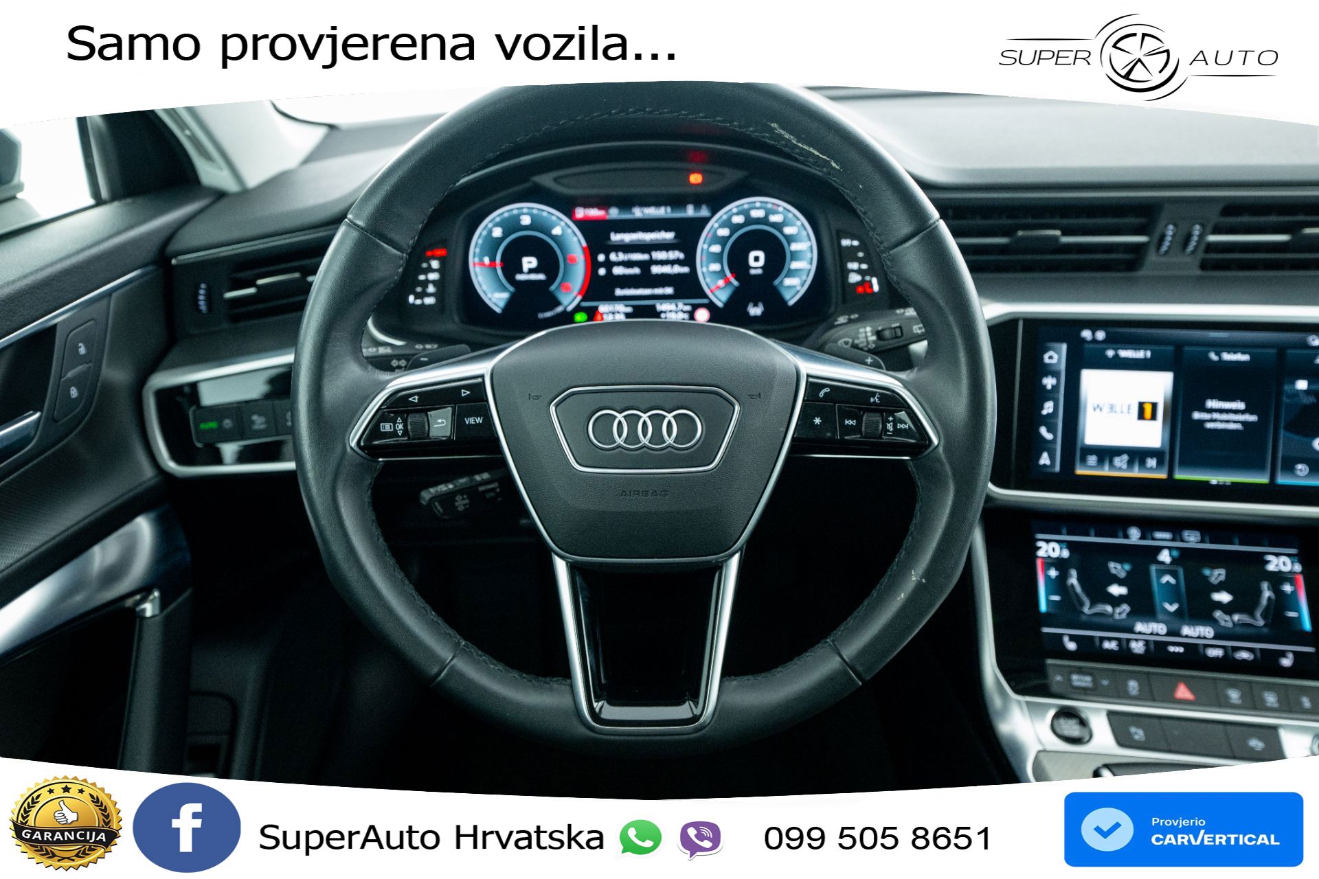 Audi A6 Avant 40 TDI quattro S tronic Advanced 204 KS, LED+ACC+GR SJED+PDC+VIRT