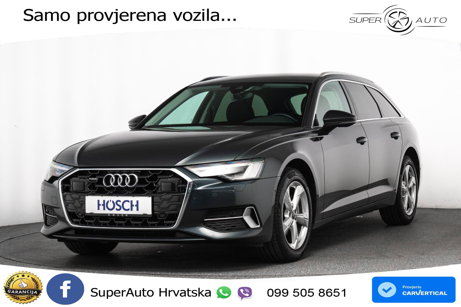 Audi A6 Avant 40 TDI quattro S tronic Advanced 204 KS, LED+ACC+GR SJED+PDC+VIRT
