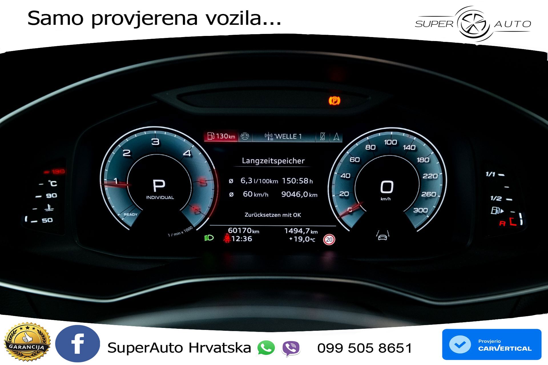 Audi A6 Avant 40 TDI quattro S tronic Advanced 204 KS, LED+ACC+GR SJED+PDC+VIRT