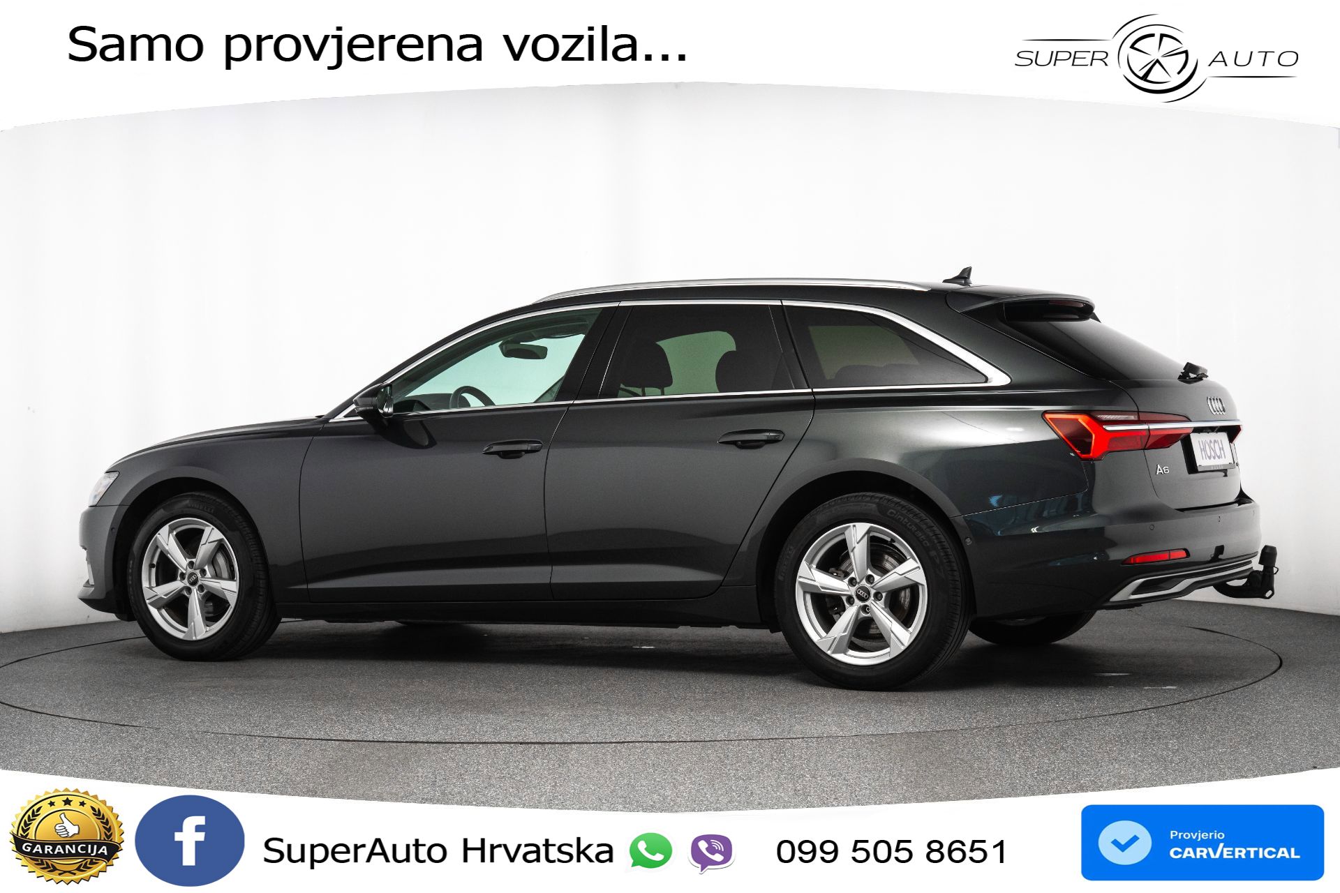 Audi A6 Avant 40 TDI quattro S tronic Advanced 204 KS, LED+ACC+GR SJED+PDC+VIRT