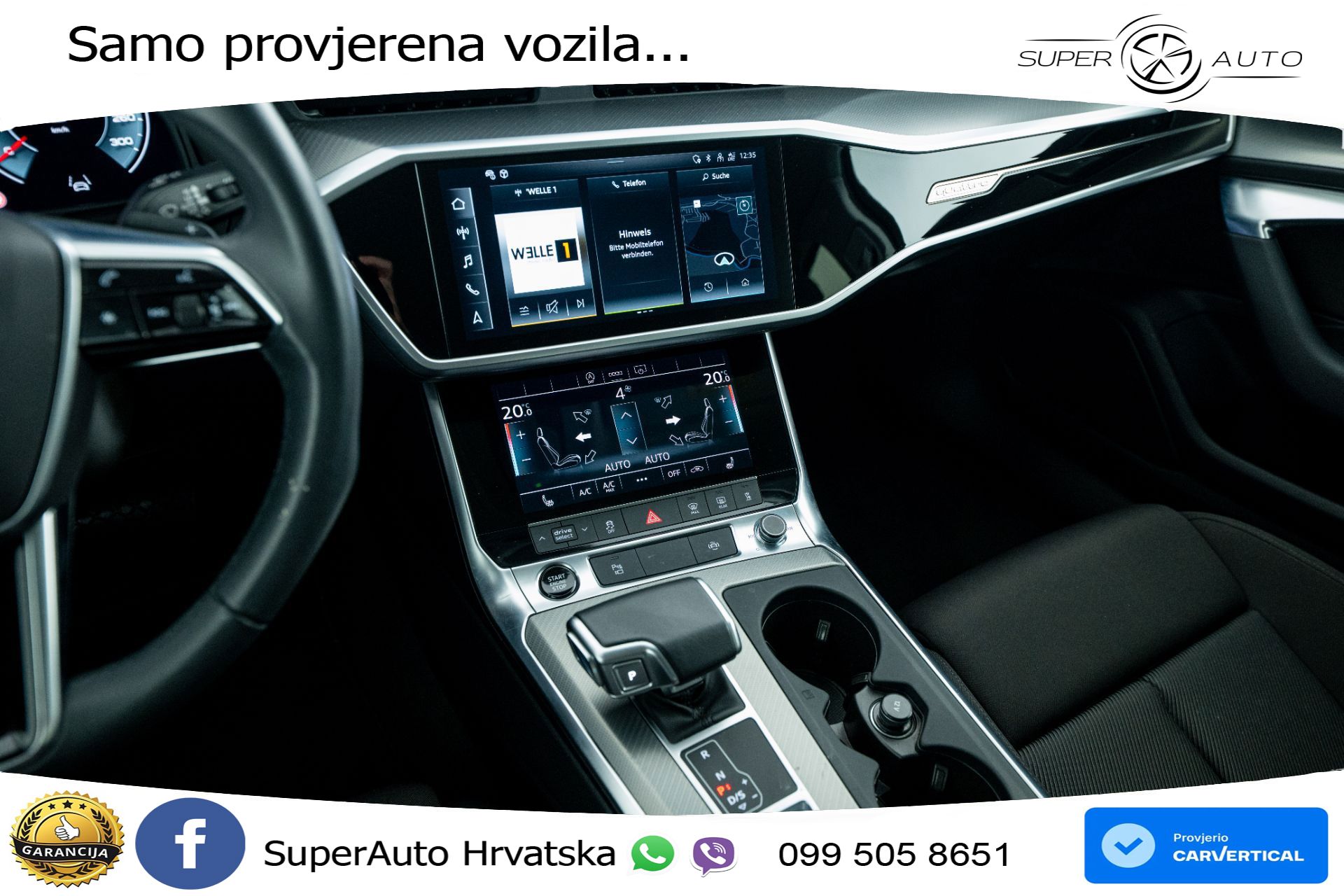 Audi A6 Avant 40 TDI quattro S tronic Advanced 204 KS, LED+ACC+GR SJED+PDC+VIRT