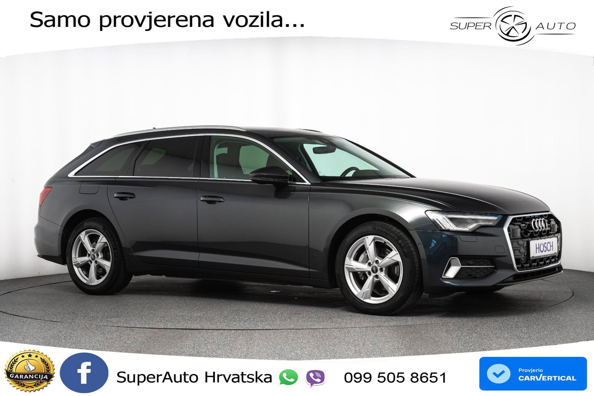 Audi A6 Avant 40 TDI quattro S tronic Advanced 204 KS, LED+ACC+GR SJED+PDC+VIRT