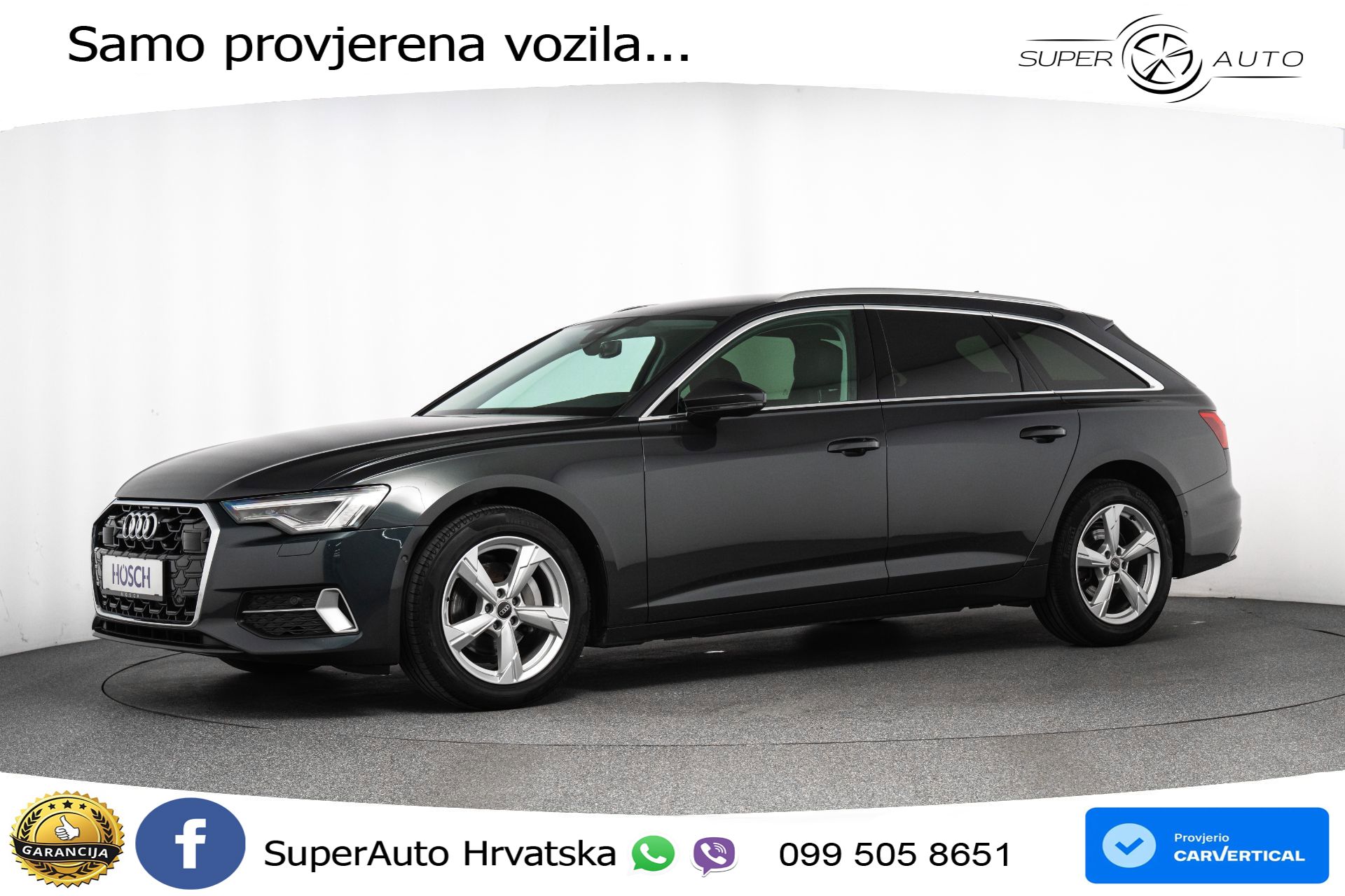 Audi A6 Avant 40 TDI quattro S tronic Advanced 204 KS, LED+ACC+GR SJED+PDC+VIRT