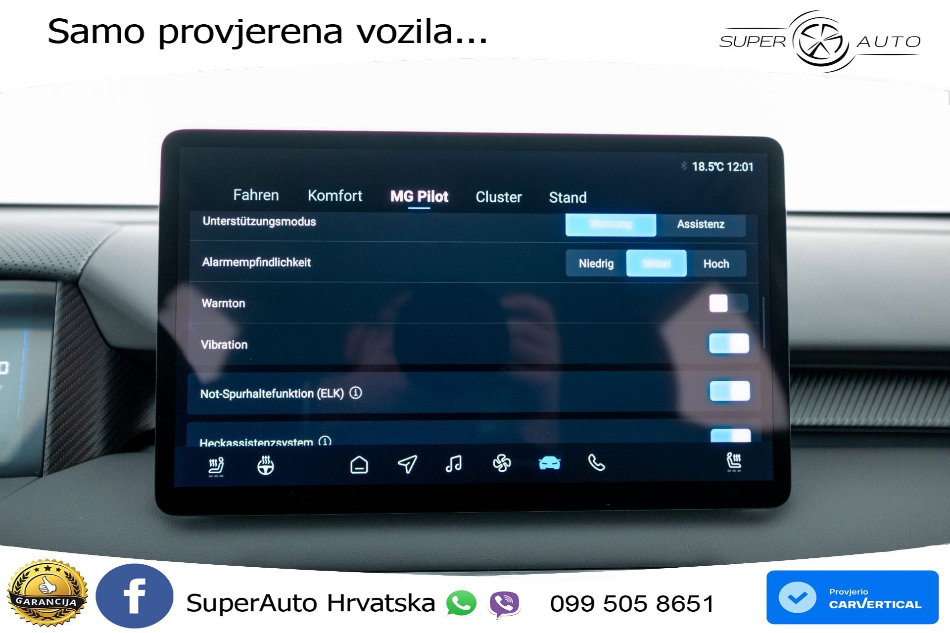 NOVO MG S5 49 kWh SR Comfort 170 KS, LED+ACC+GR SJED+KAM+VIRT+PDC
