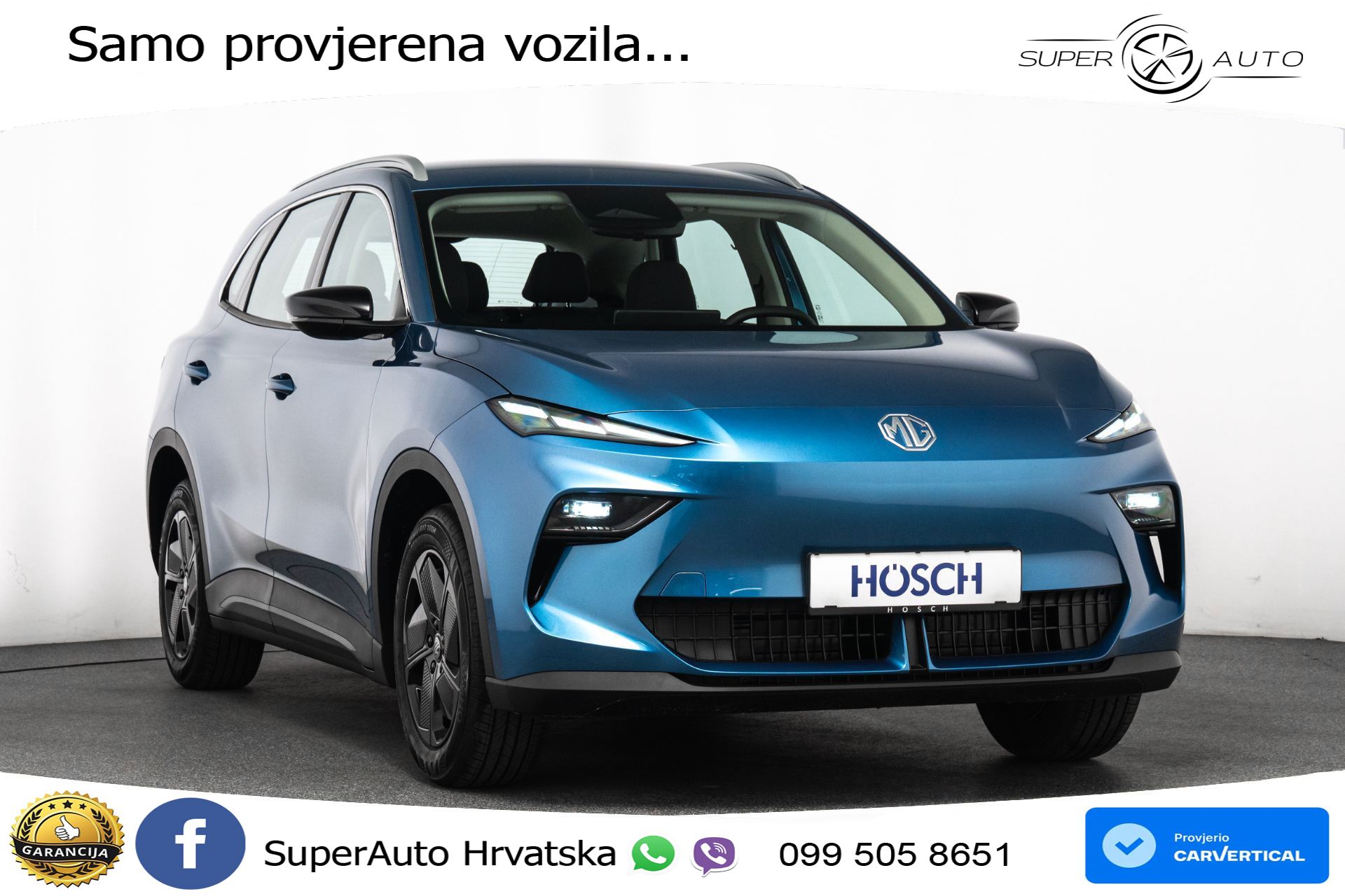 NOVO MG S5 49 kWh SR Comfort 170 KS, LED+ACC+GR SJED+KAM+VIRT+PDC