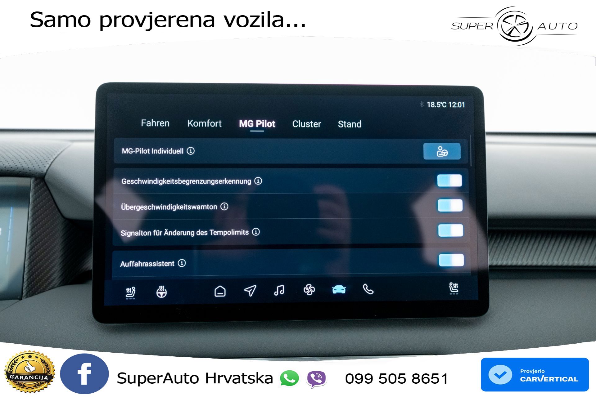 NOVO MG S5 49 kWh SR Comfort 170 KS, LED+ACC+GR SJED+KAM+VIRT+PDC