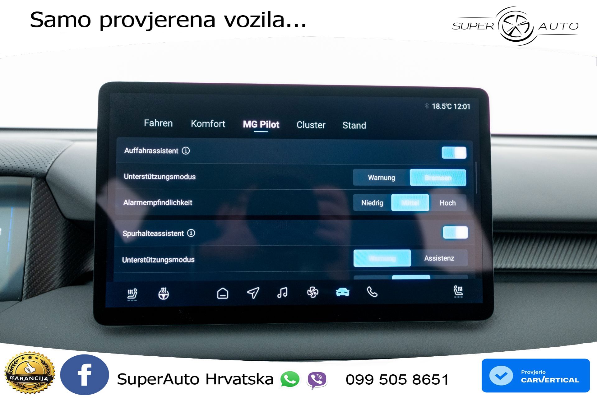 NOVO MG S5 49 kWh SR Comfort 170 KS, LED+ACC+GR SJED+KAM+VIRT+PDC