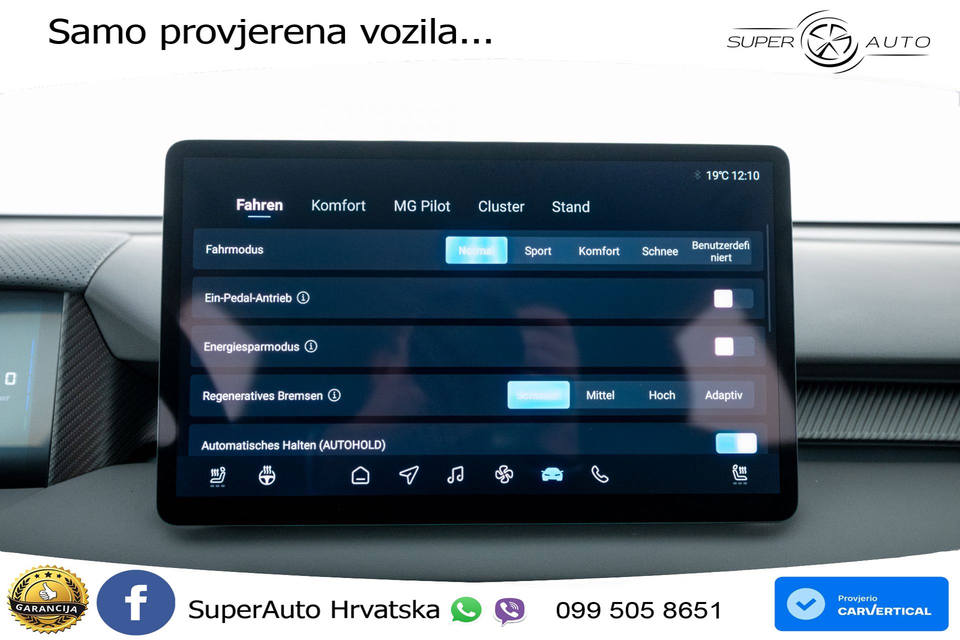 NOVO MG S5 49 kWh SR Comfort 170 KS, LED+ACC+GR SJED+KAM+VIRT