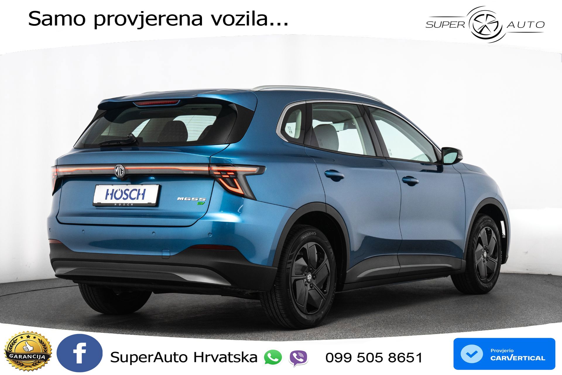 NOVO MG S5 49 kWh SR Comfort 170 KS, LED+ACC+GR SJED+KAM+VIRT