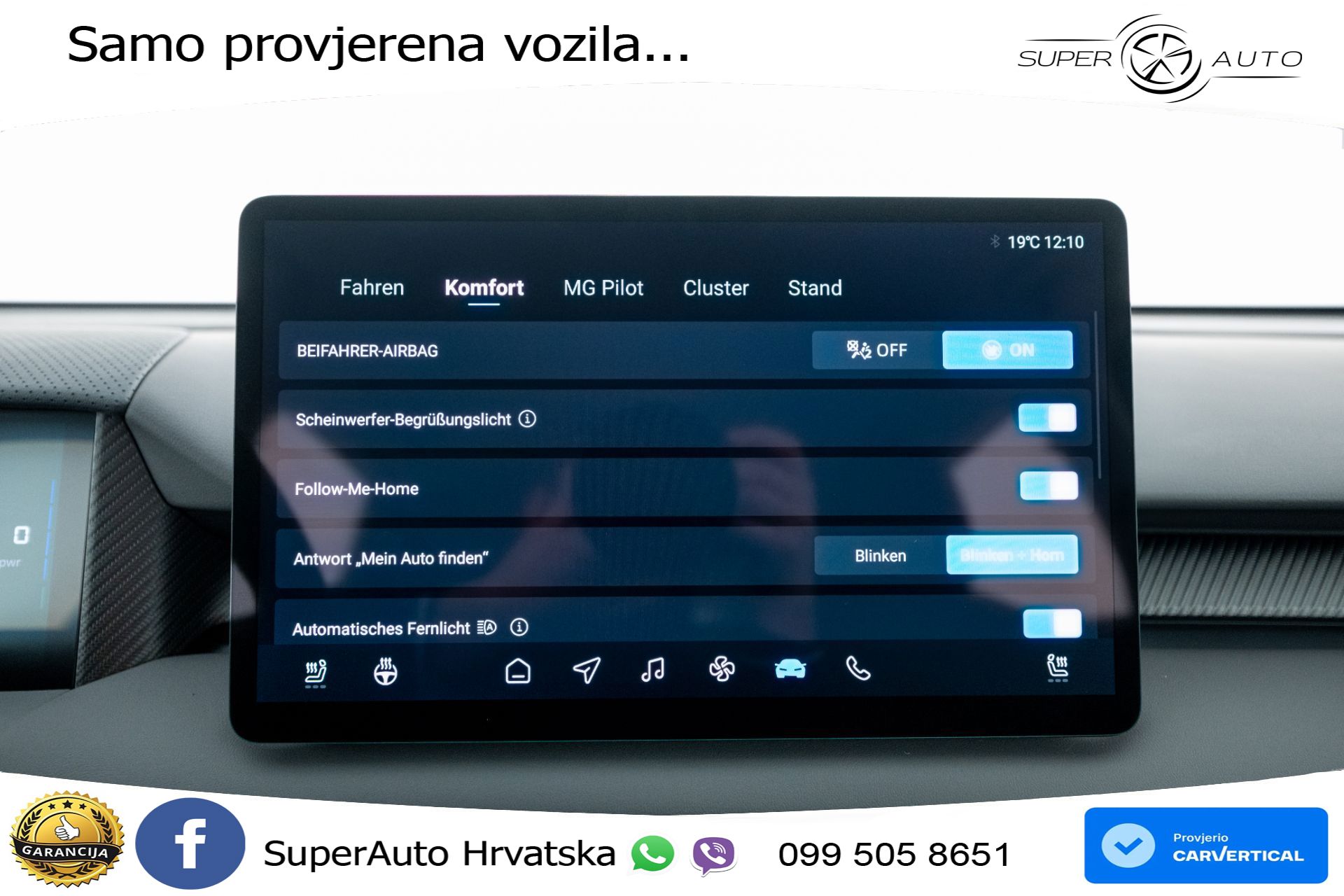 NOVO MG S5 49 kWh SR Comfort 170 KS, LED+ACC+GR SJED+KAM+VIRT