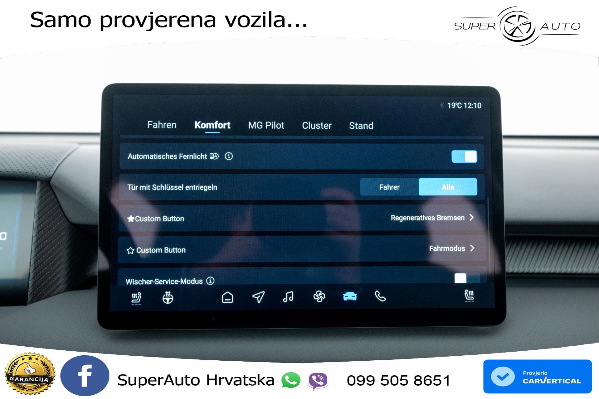 NOVO MG S5 49 kWh SR Comfort 170 KS, LED+ACC+GR SJED+KAM+VIRT
