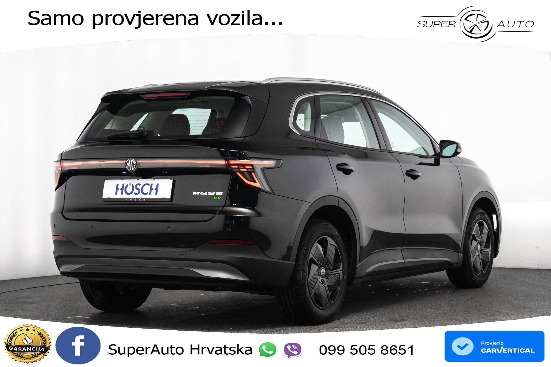 MGS 5 EV Standard Range Comfort 170 KS, ACC+KAM+GR SJED+VIRT+NAVI