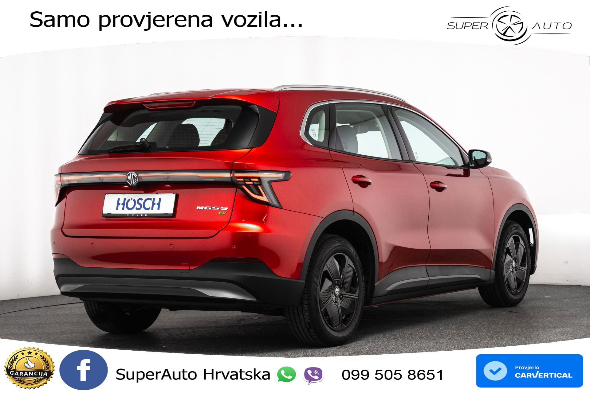 MGS 5 EV Standard Range Comfort 170 KS, ACC+KAM+GR SJED+VIRT+NAVI