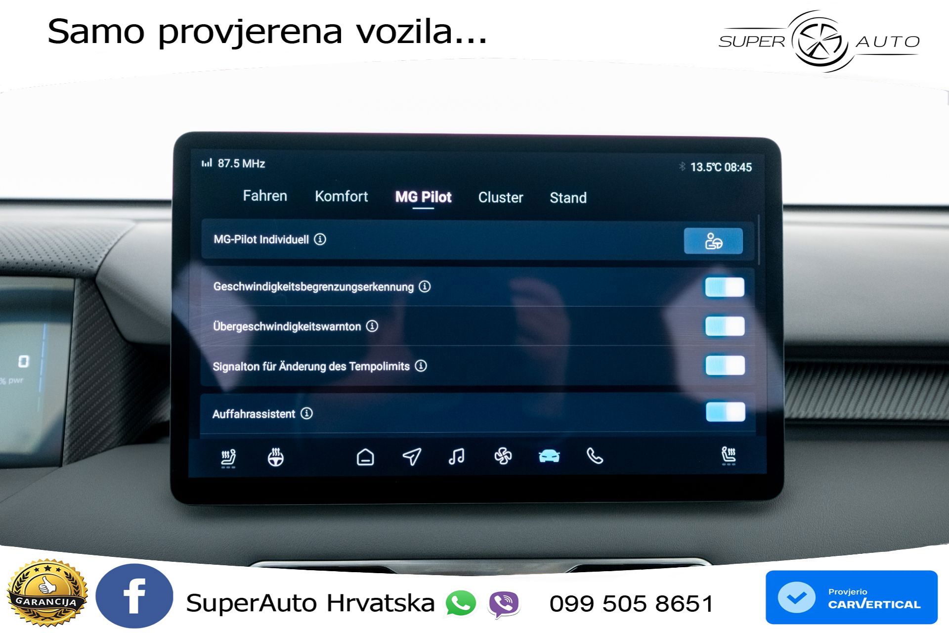 NOVO MG S5 49 kWh SR Comfort 170 KS, LED+ACC+GR SJED+KAM+VIRT+PDC