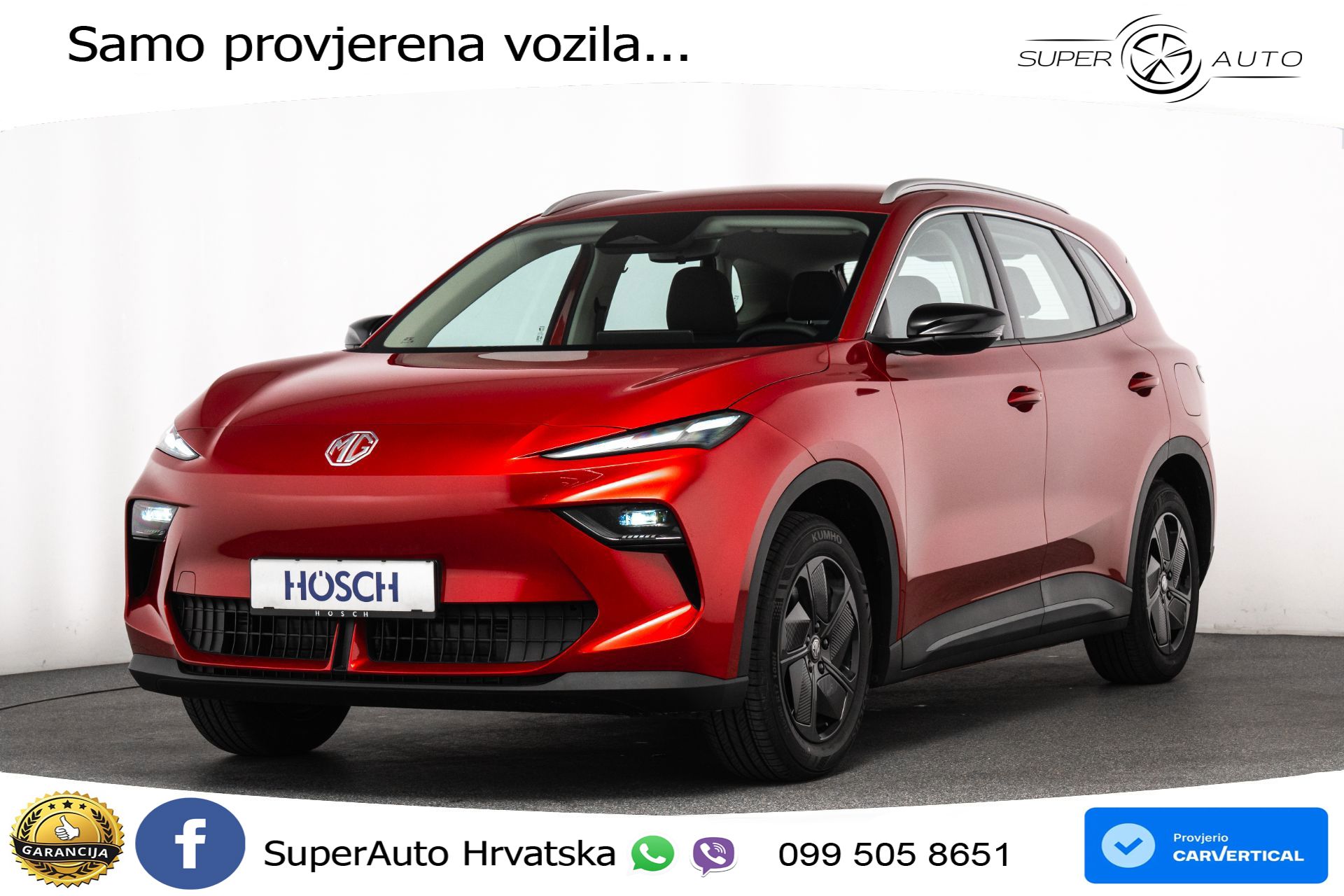 NOVO MG S5 49 kWh SR Comfort 170 KS, LED+ACC+GR SJED+KAM+VIRT+PDC