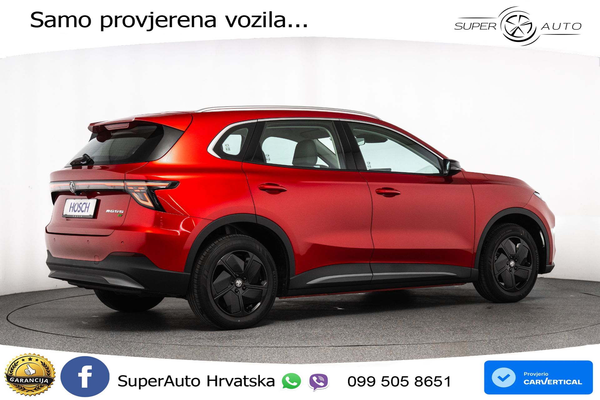 NOVO MG S5 49 kWh SR Comfort 170 KS, LED+ACC+GR SJED+KAM+VIRT+PDC