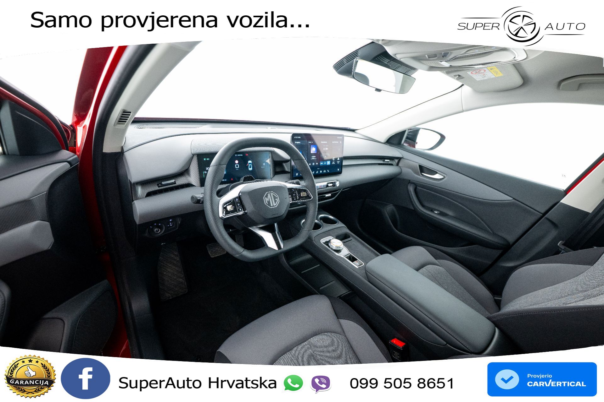 NOVO MG S5 49 kWh SR Comfort 170 KS, LED+ACC+GR SJED+KAM+VIRT+PDC