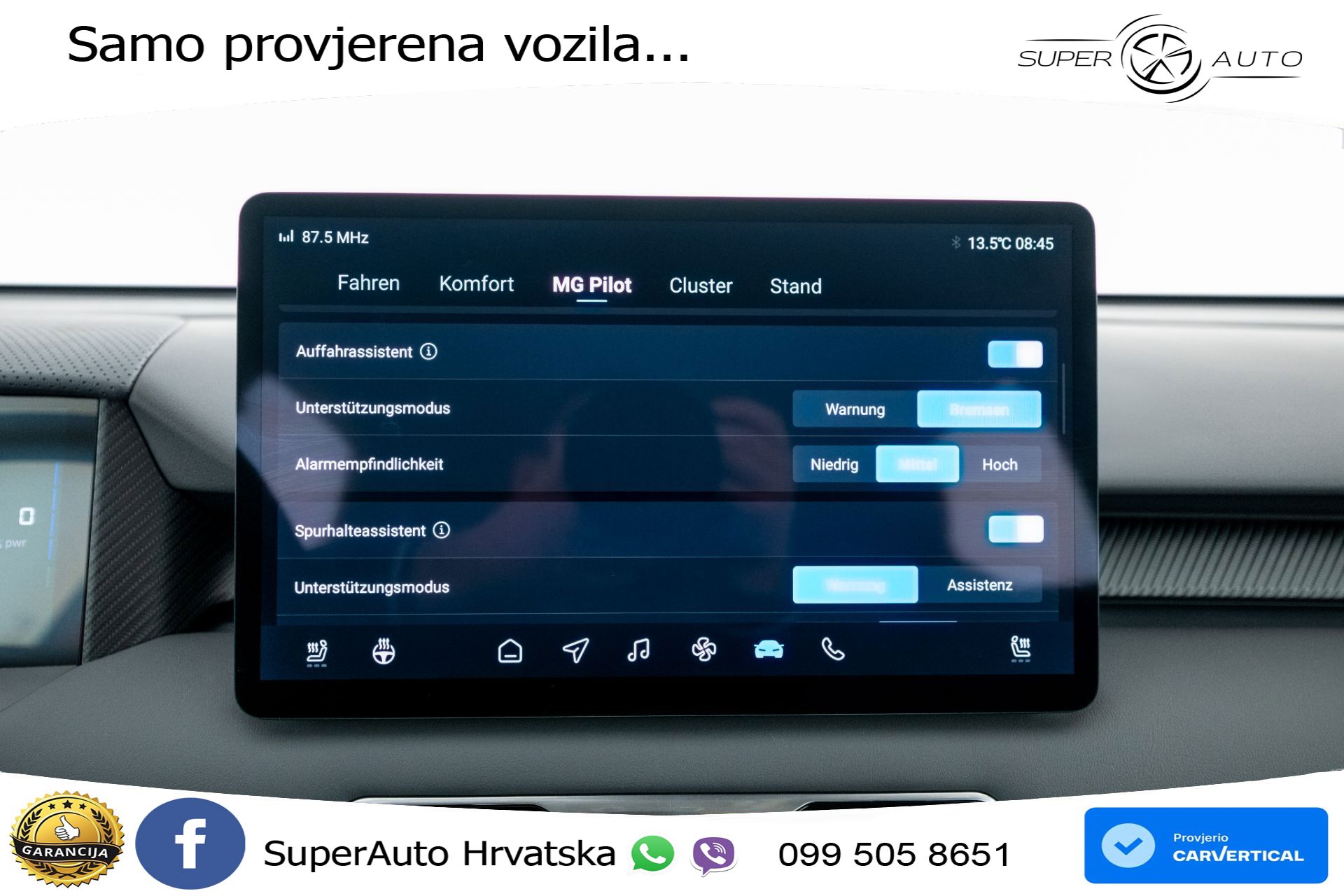 NOVO MG S5 49 kWh SR Comfort 170 KS, LED+ACC+GR SJED+KAM+VIRT+PDC