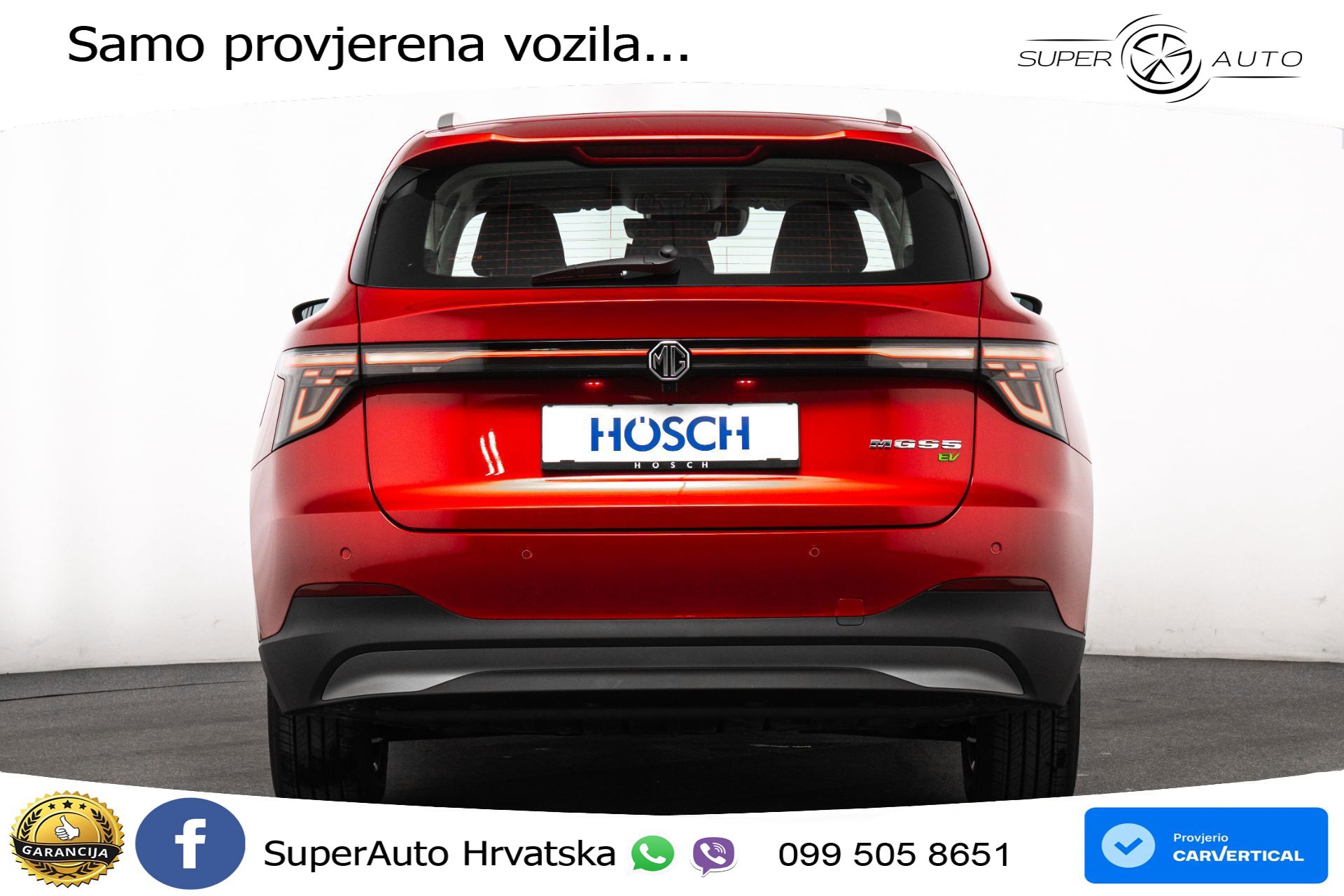 NOVO MG S5 49 kWh SR Comfort 170 KS, LED+ACC+GR SJED+KAM+VIRT+PDC