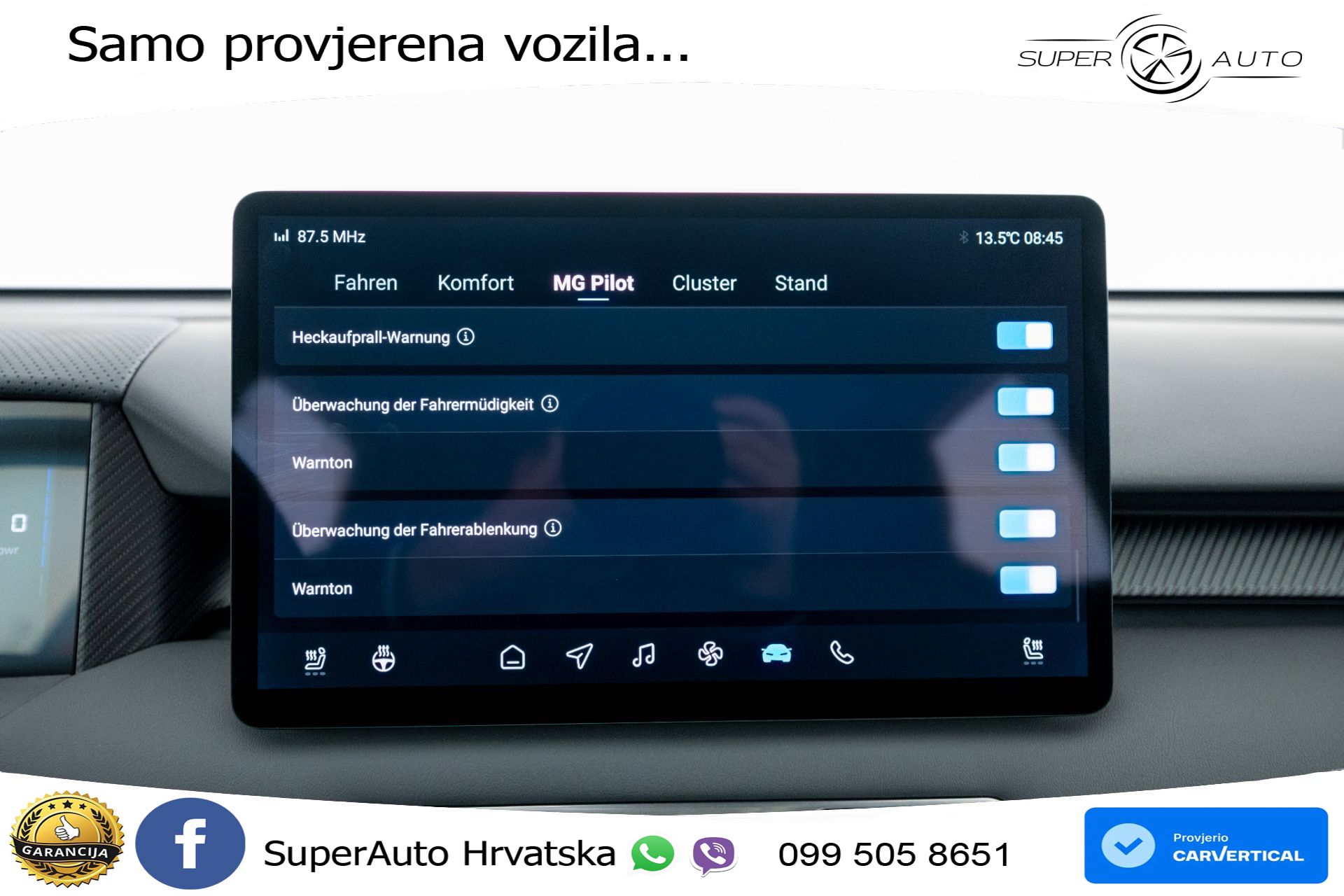 NOVO MG S5 49 kWh SR Comfort 170 KS, LED+ACC+GR SJED+KAM+VIRT+PDC