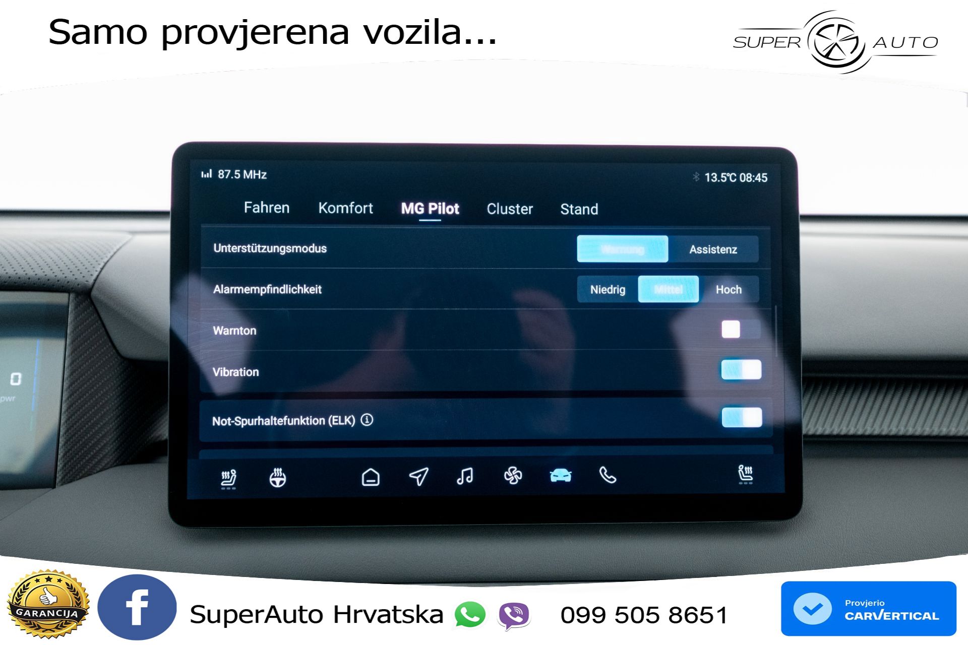 NOVO MG S5 49 kWh SR Comfort 170 KS, LED+ACC+GR SJED+KAM+VIRT+PDC