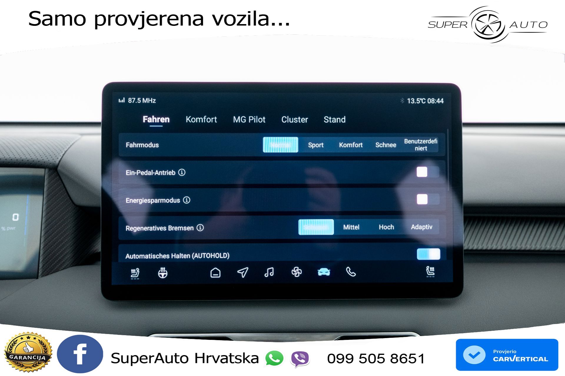 NOVO MG S5 49 kWh SR Comfort 170 KS, LED+ACC+GR SJED+KAM+VIRT+PDC