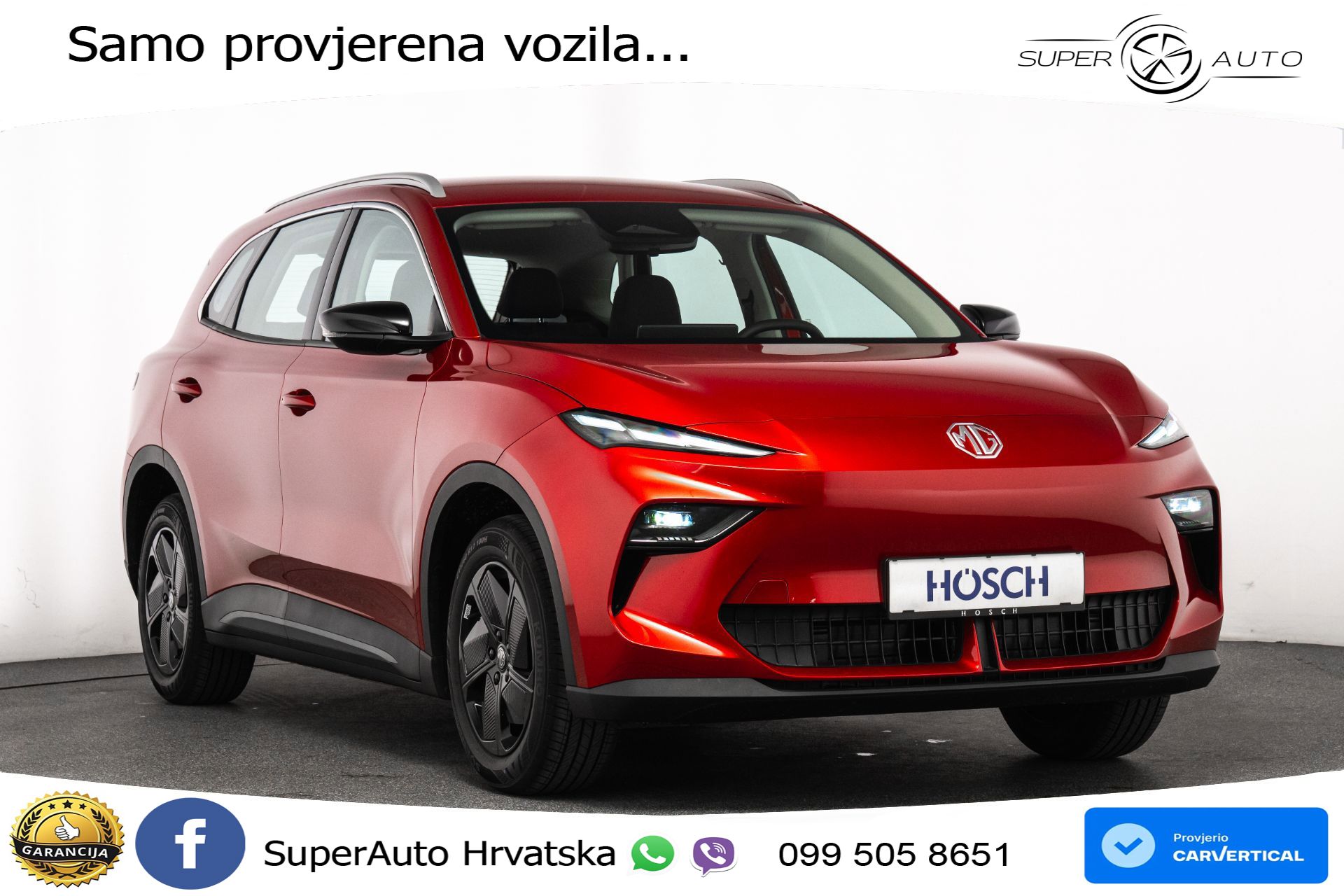 NOVO MG S5 49 kWh SR Comfort 170 KS, LED+ACC+GR SJED+KAM+VIRT+PDC