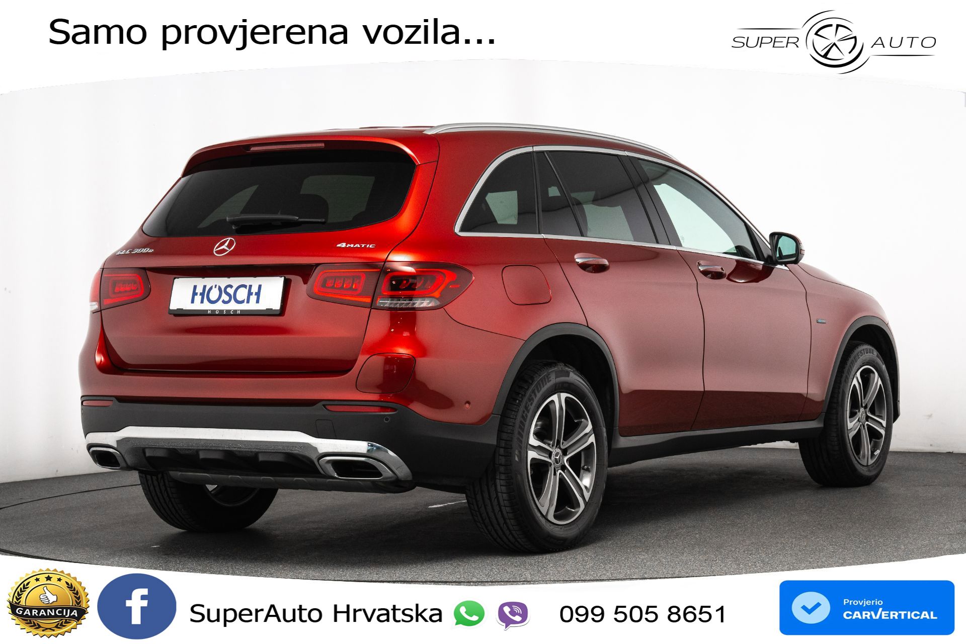 Mercedes GLC 300e 4M Aut. Exclusive 320 KS, ASIST+360+GR SJED+VIRT+PDC