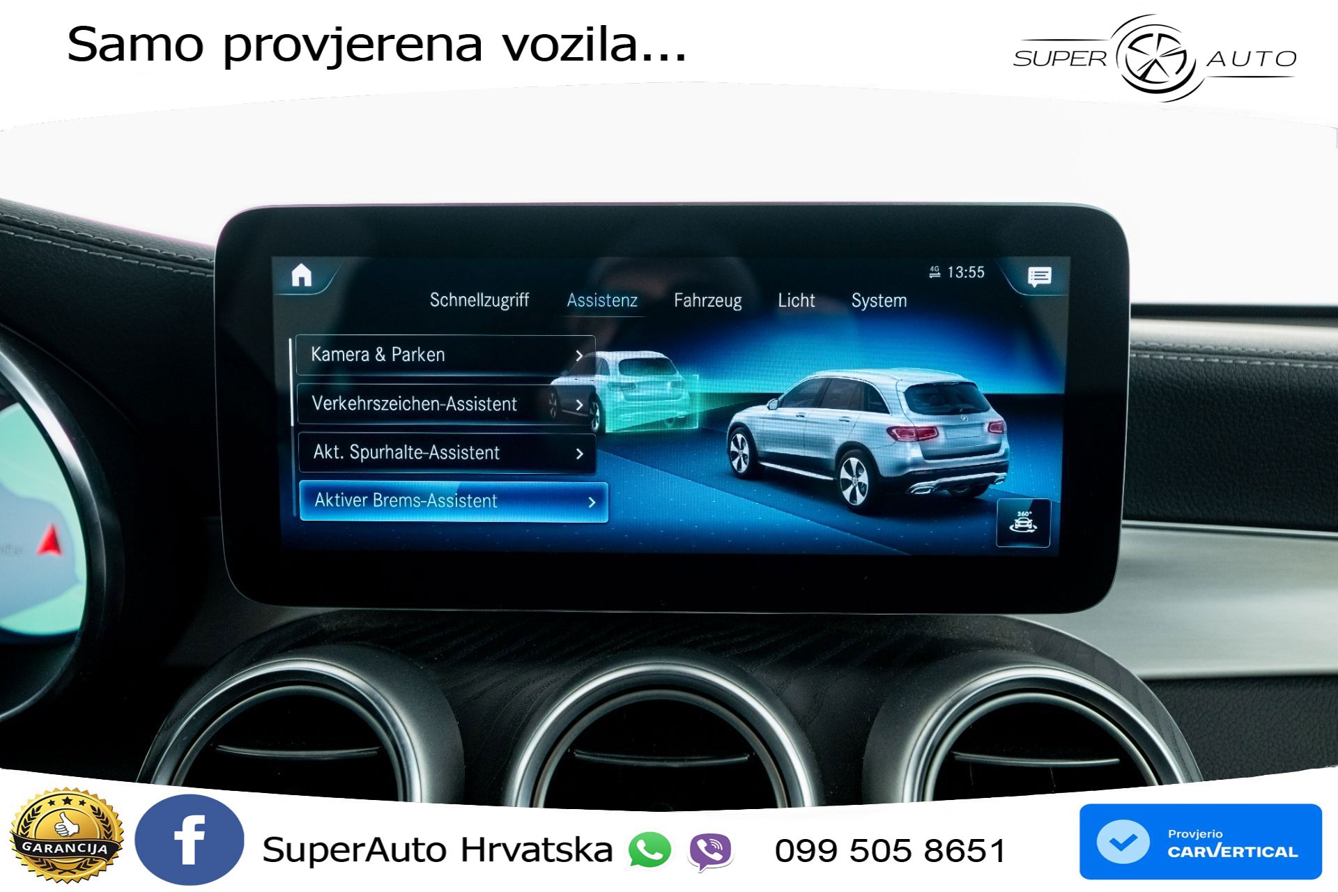 Mercedes GLC 300e 4M Aut. Exclusive 320 KS, ASIST+360+GR SJED+VIRT+PDC