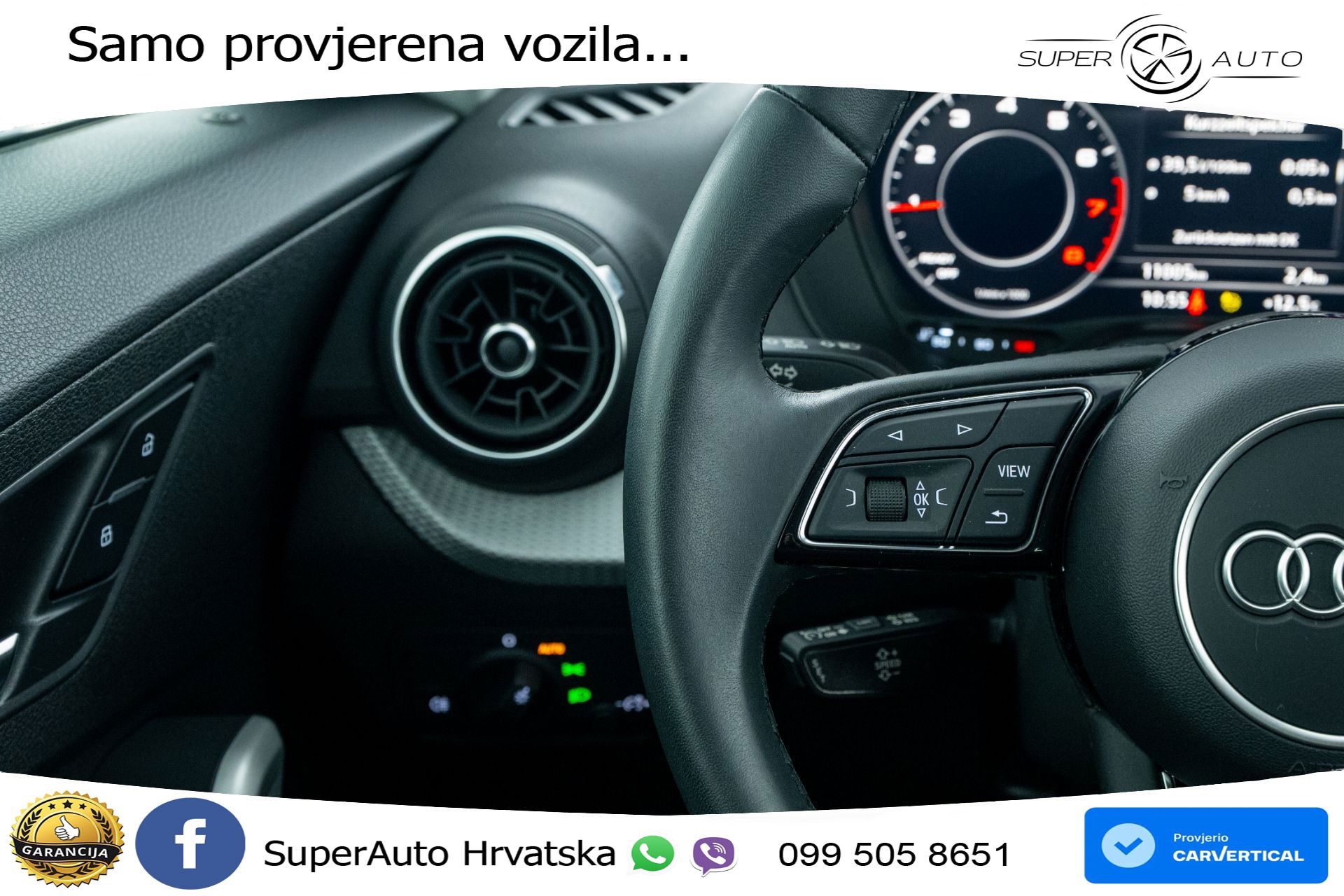 Audi Q2 30 TFSI 110 KS, LED+TEM+GR SJED+VIRT+PDC
