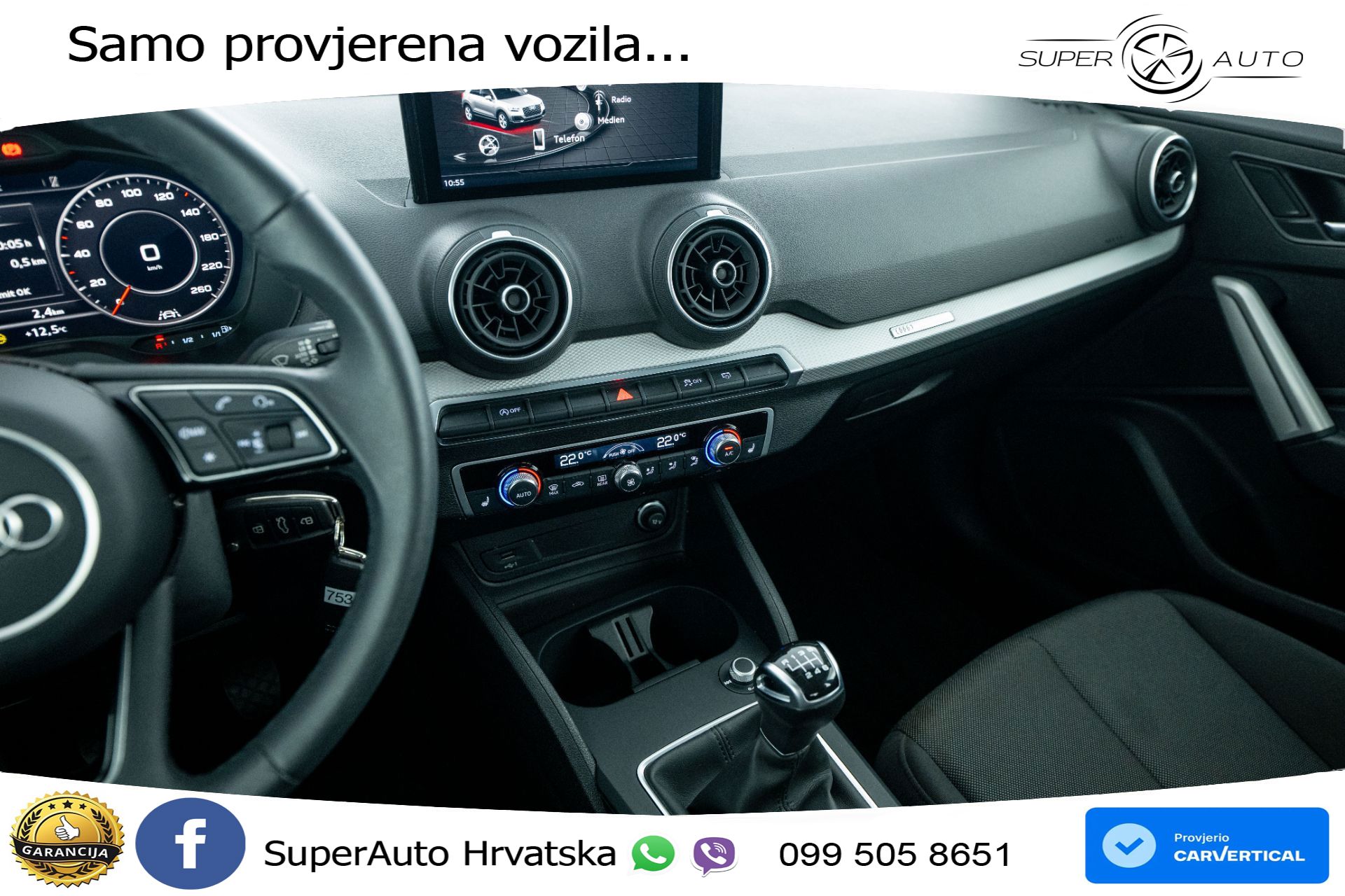 Audi Q2 30 TFSI 110 KS, LED+TEM+GR SJED+VIRT+PDC