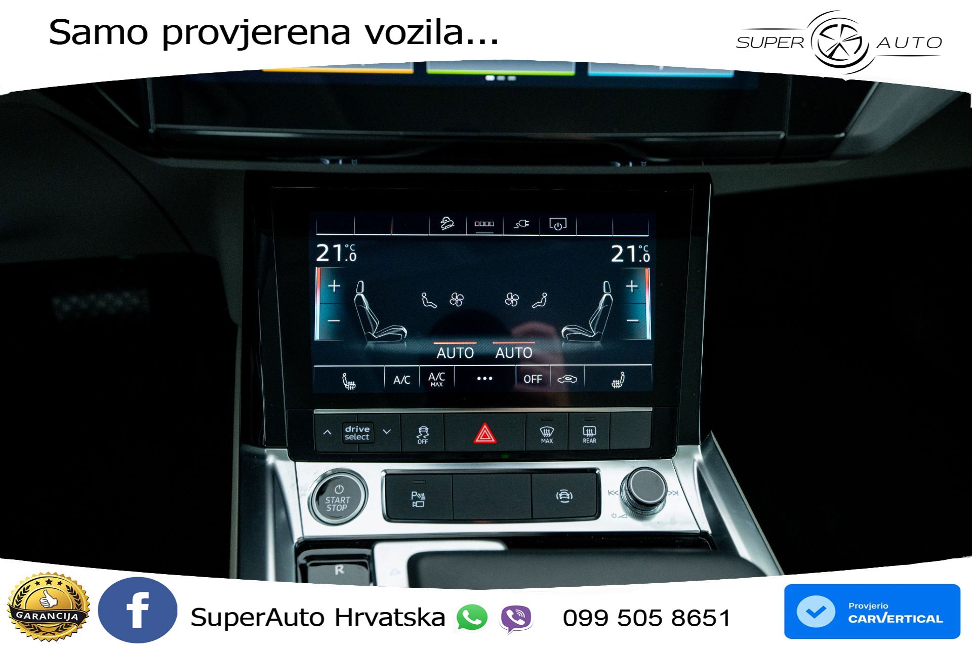 Audi Q8 e-tron SB 50 95 kWh quattro Advanced 340 KS, ZRAČNI+4xGR SJED+PANO+KAM